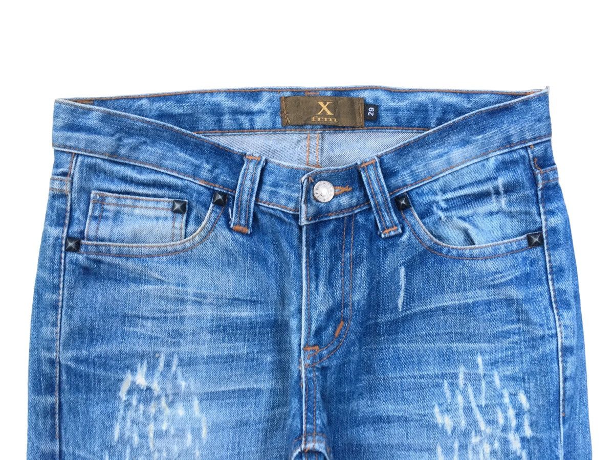 If Six Was Nine Rare Vintage Japanese Brand XFrm Flared Jeans 2000s Size US 29 - 3 Thumbnail