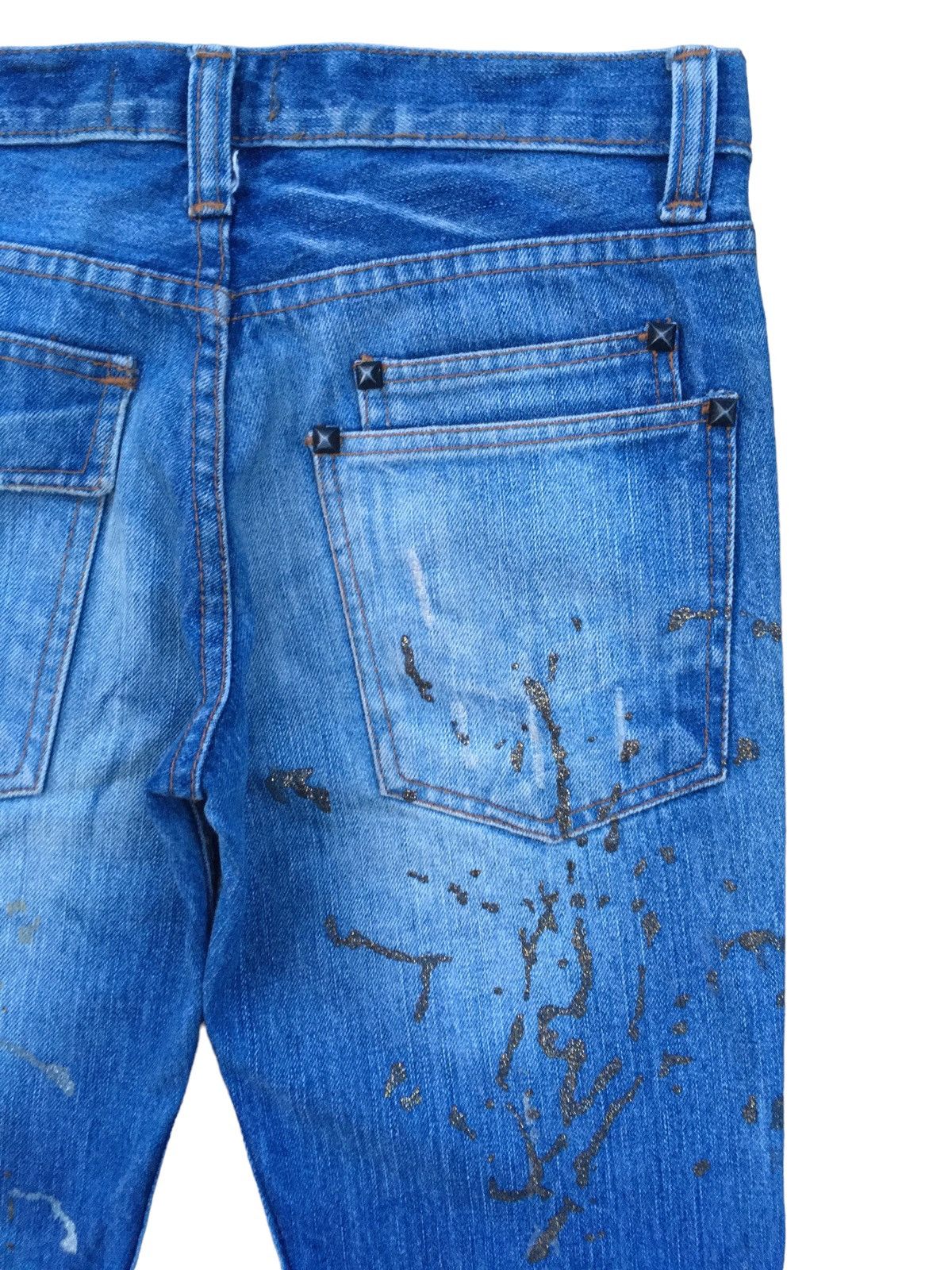 If Six Was Nine Rare Vintage Japanese Brand XFrm Flared Jeans 2000s Size US 29 - 8 Thumbnail