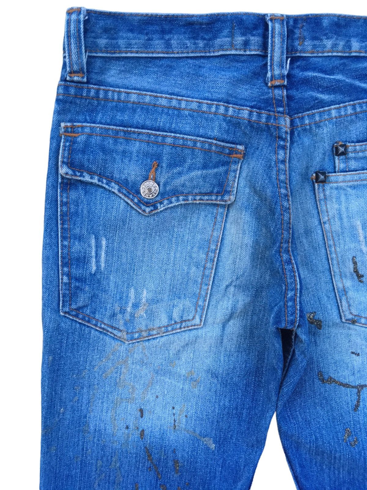 If Six Was Nine Rare Vintage Japanese Brand XFrm Flared Jeans 2000s Size US 29 - 7 Thumbnail