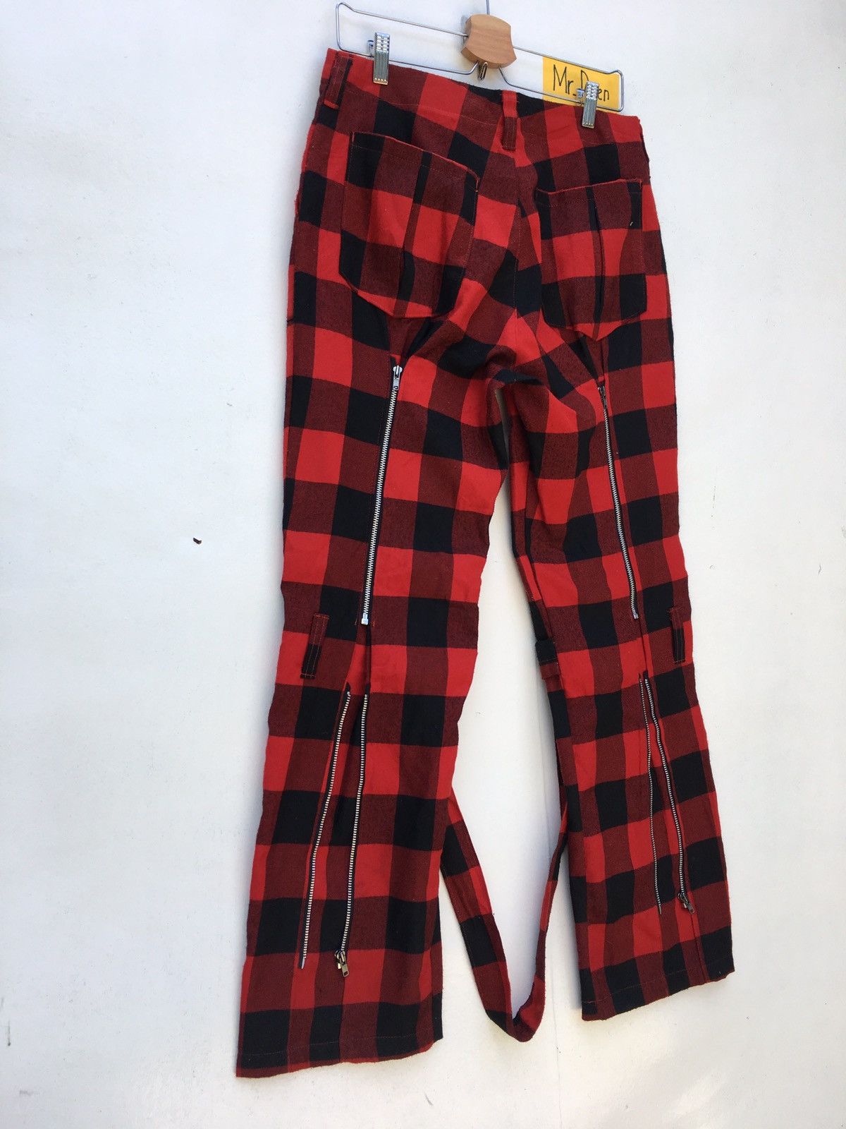 Very Rare Japanese Brand Tartan Plaid Checked Punk Style