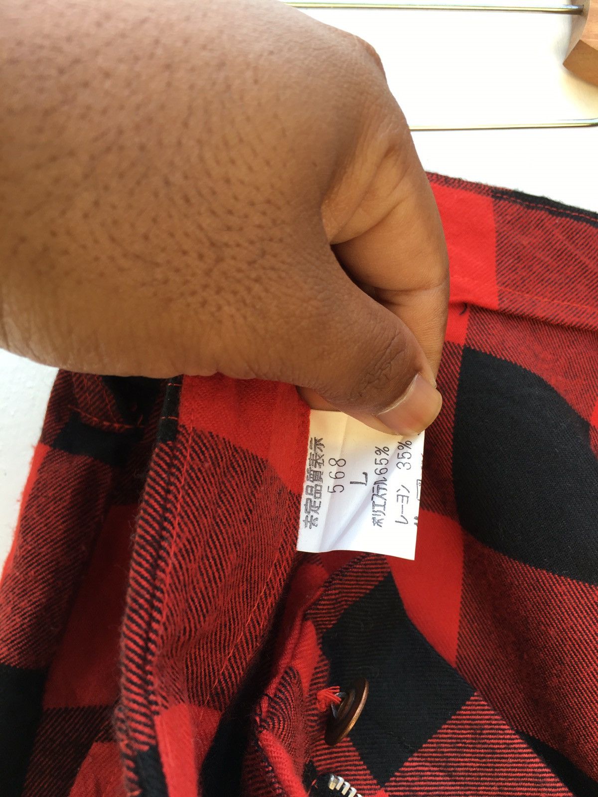 Very Rare Japanese Brand Tartan Plaid Checked Punk Style