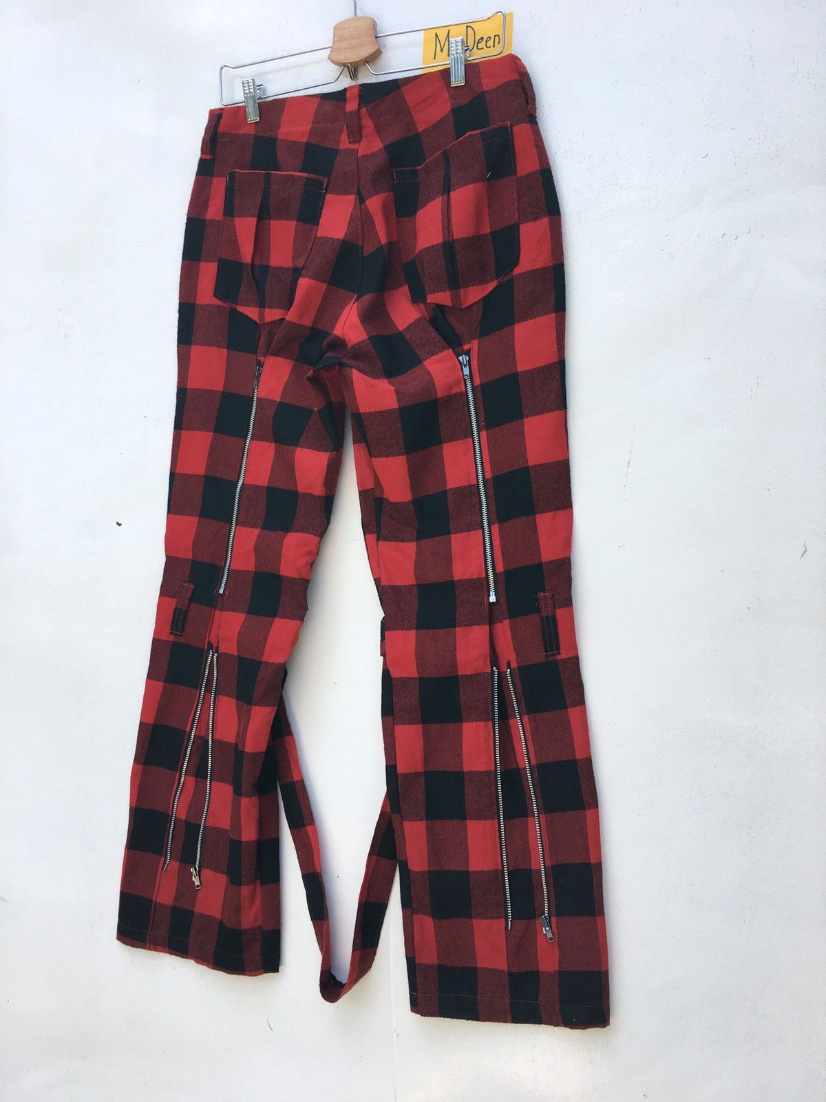 Very Rare Japanese Brand Tartan Plaid Checked Punk Style