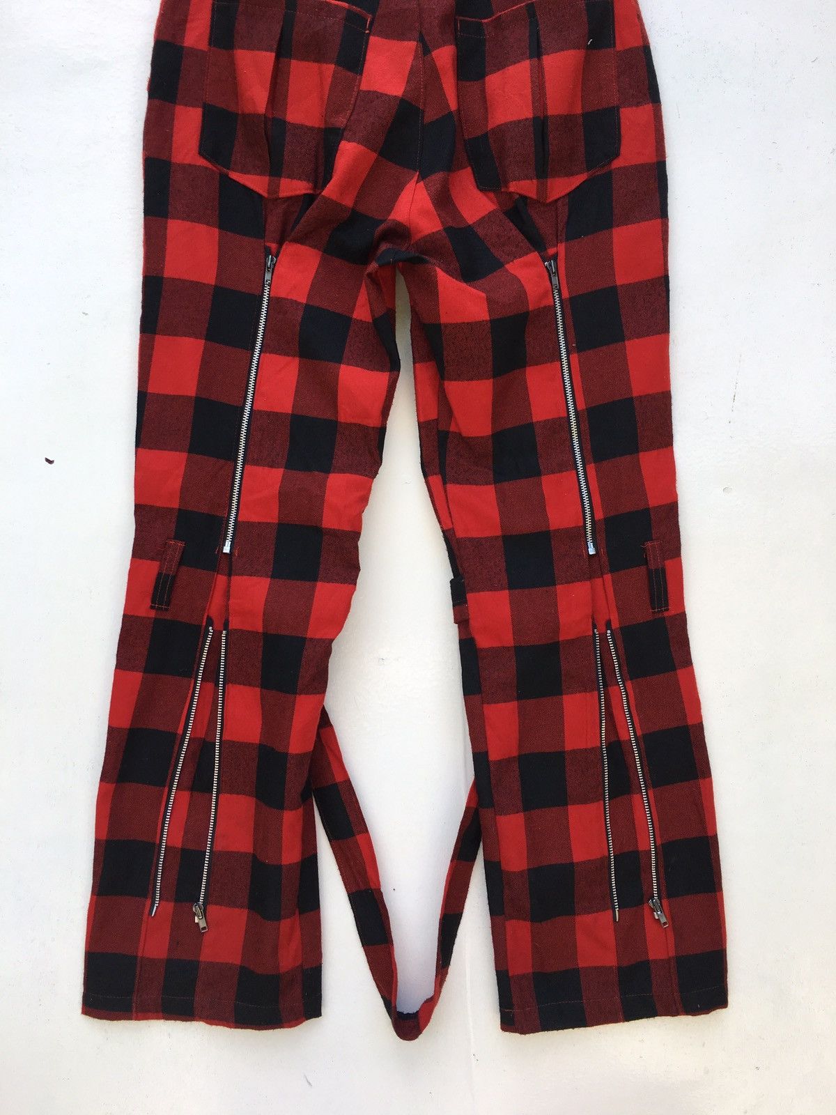 Very Rare Japanese Brand Tartan Plaid Checked Punk Style