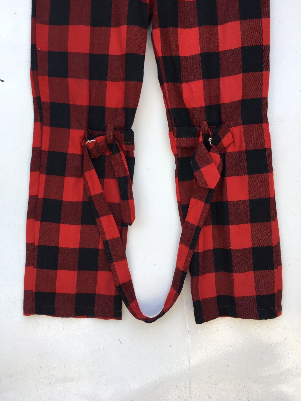 Very Rare Japanese Brand Tartan Plaid Checked Punk Style