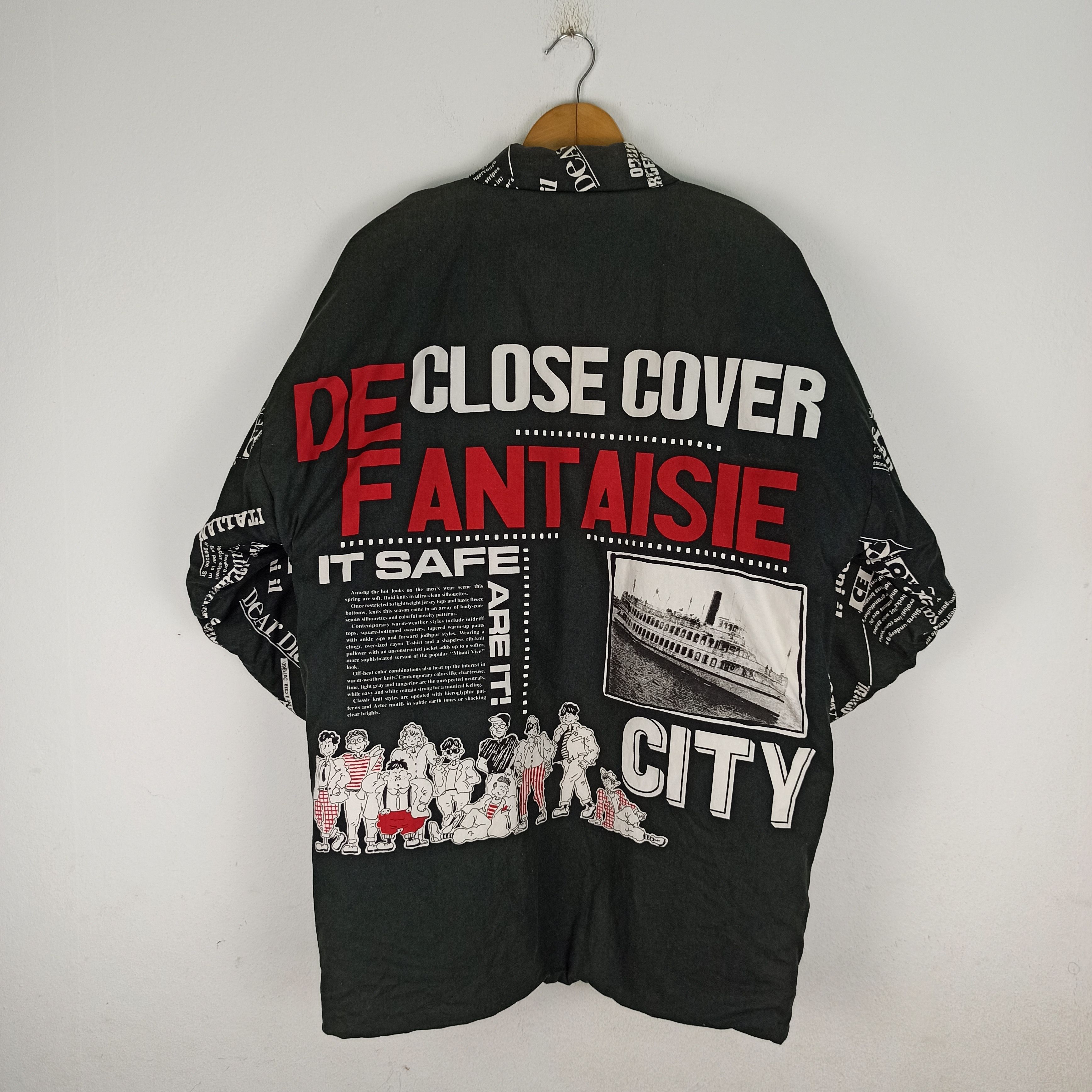 Japanese Brand 🔥Vintage🔥 Kimono Fashion Design Italian OVP Size US L / EU 52-54 / 3 - 1 Thumbnail