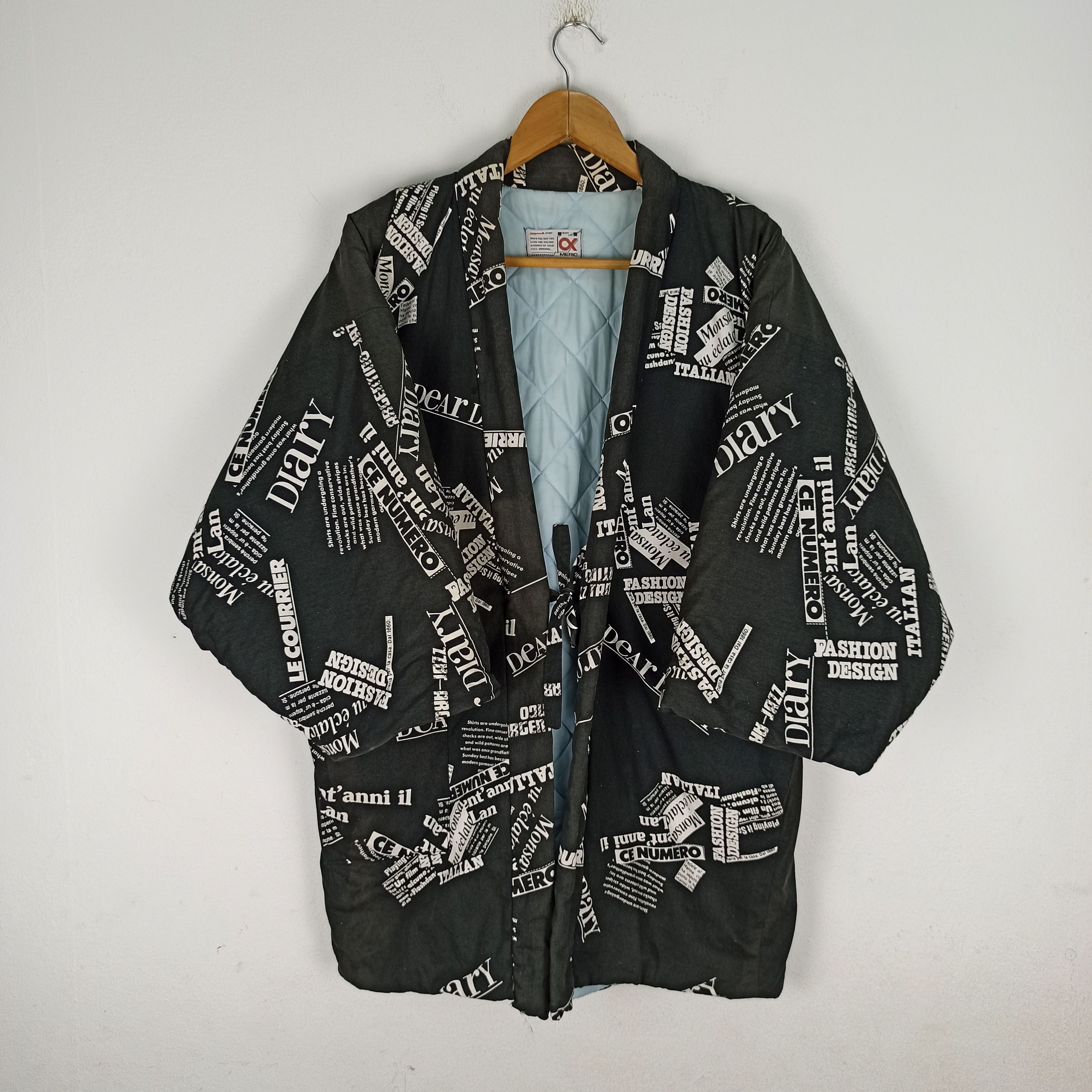 Japanese Brand 🔥Vintage🔥 Kimono Fashion Design Italian OVP Size US L / EU 52-54 / 3 - 6 Thumbnail