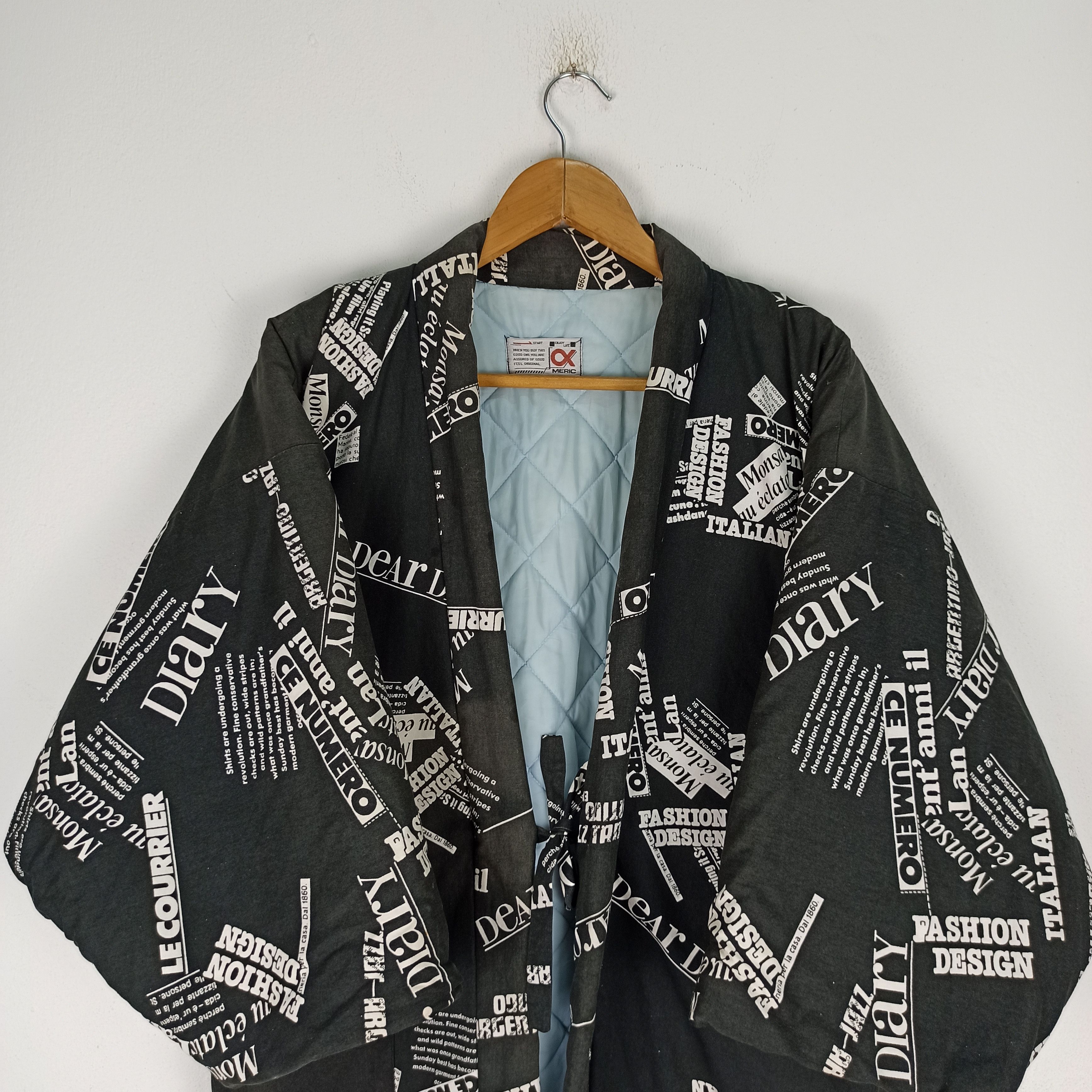 Japanese Brand 🔥Vintage🔥 Kimono Fashion Design Italian OVP Size US L / EU 52-54 / 3 - 7 Thumbnail