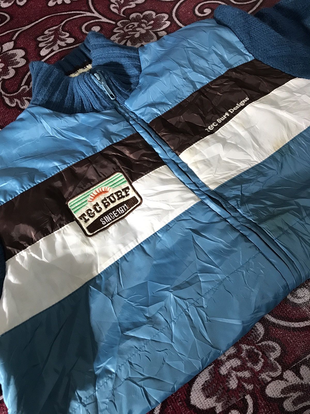 Japanese Brand × Vintage T&c full zipper Jacket Rare Design Size US XL / EU 56 / 4 - 4 Thumbnail