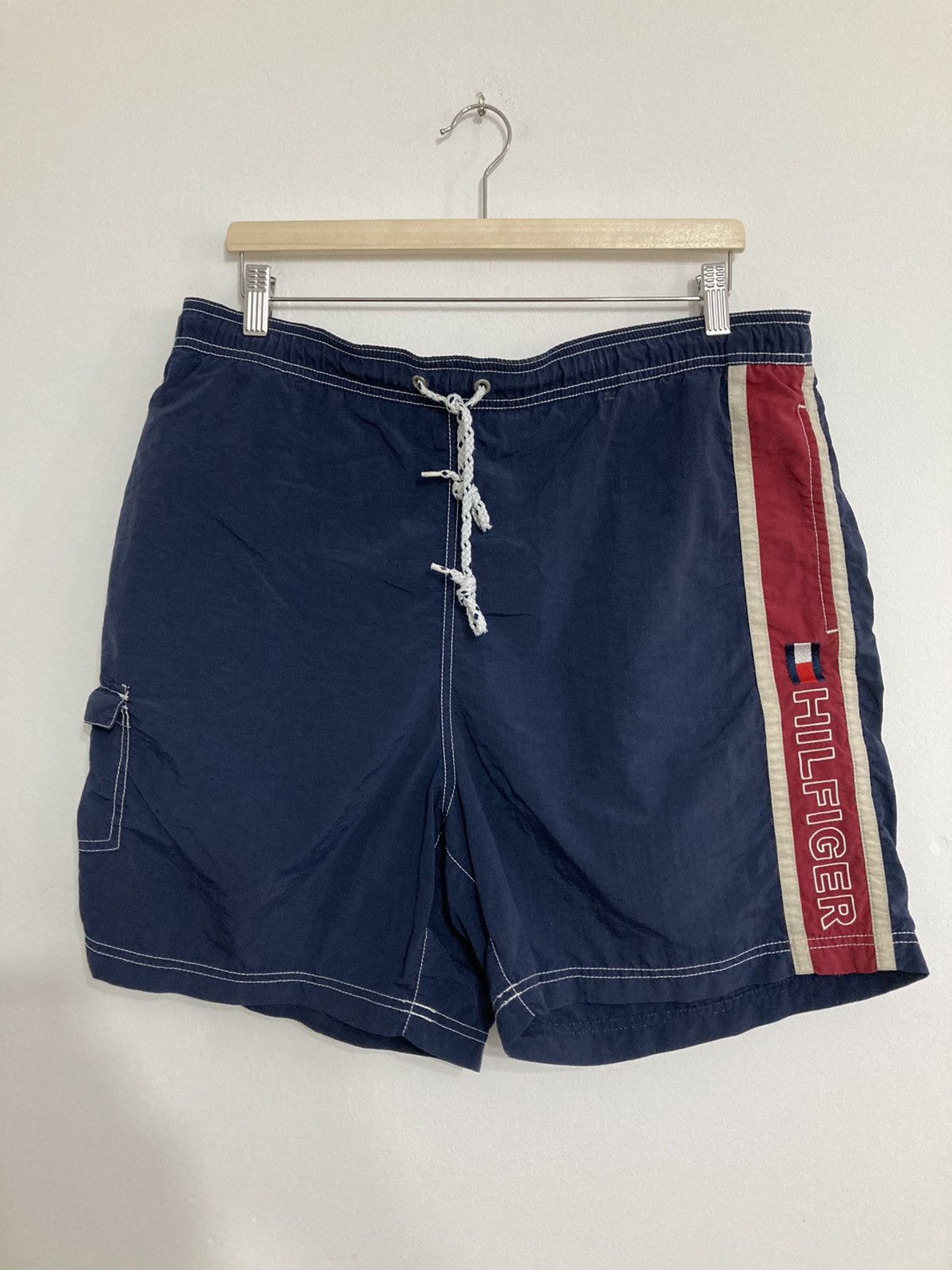 Tommy Hilfiger Vintage Swim Shorts Tommy Hilfiger y2k 90s Logo Size US 34 / EU 50 - 1 Thumbnail