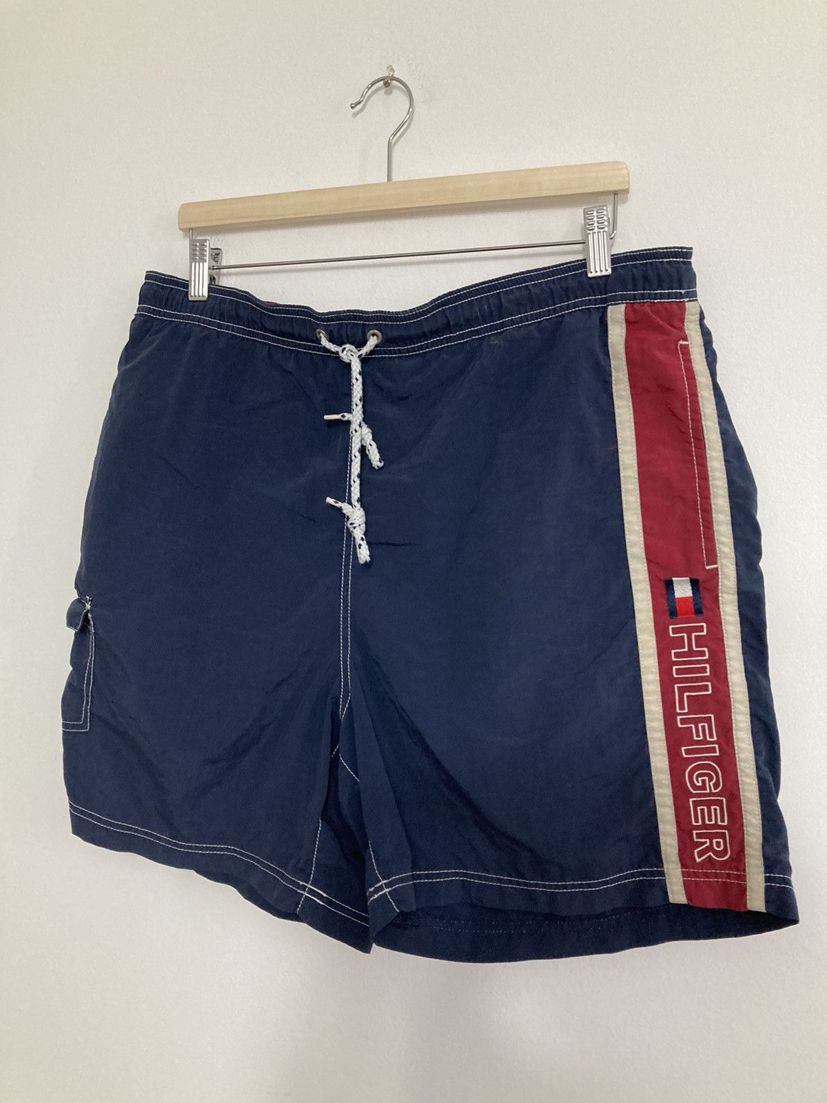 Tommy Hilfiger Vintage Swim Shorts Tommy Hilfiger y2k 90s Logo Size US 34 / EU 50 - 2 Thumbnail