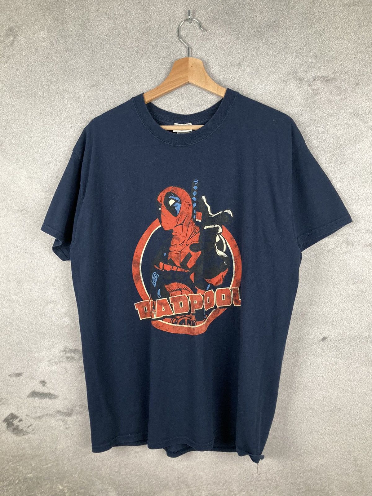 Marvel Comics Vintage Marvel Deadpool Graphic Tee Movie Y2K Size US L / EU 52-54 / 3 - 4 Thumbnail