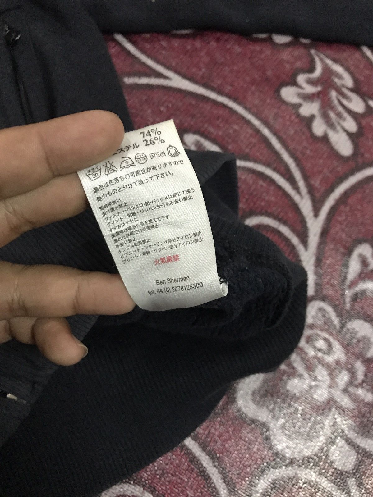 Ben Sherman × Japanese Brand × Vintage Ben Sherman fully zipper sweatshirt 63 Size US M / EU 48-50 / 2 - 8 Thumbnail