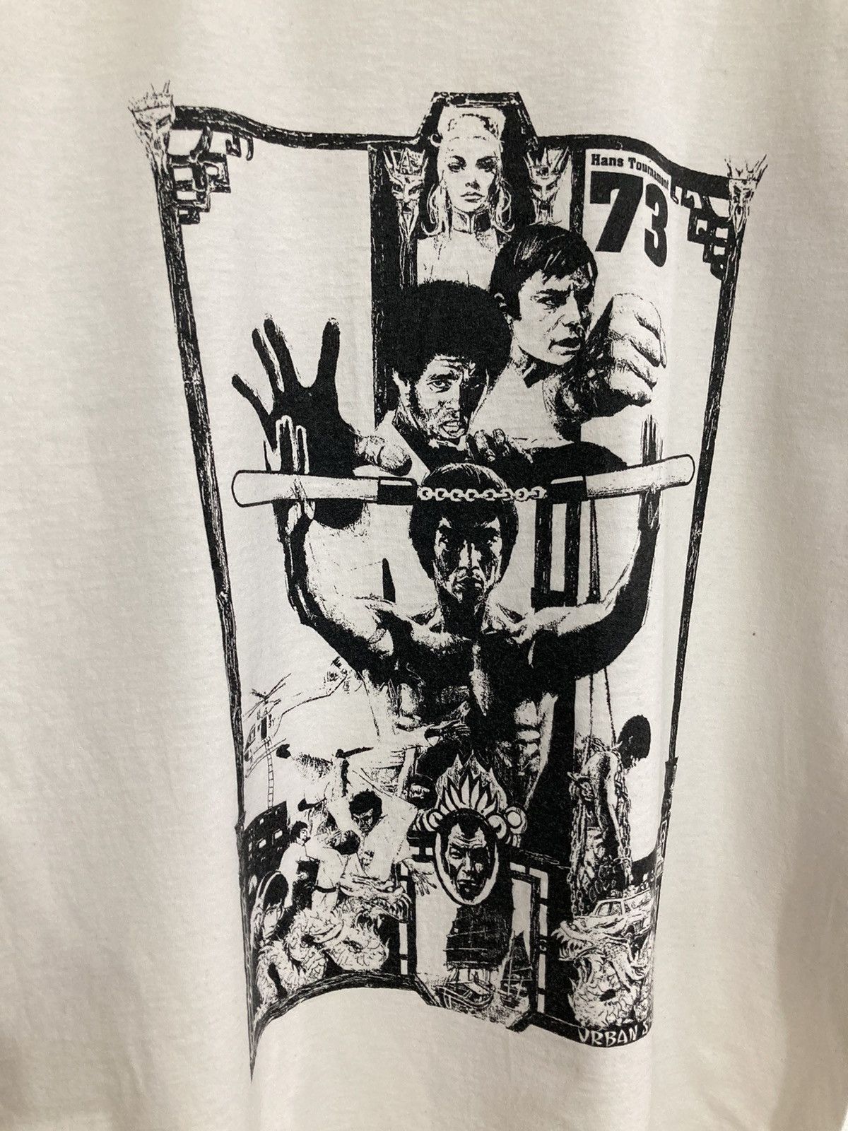Vintage Vintage Bruce Lee Enter The Dragon Movie Tee Graphic Size US L / EU 52-54 / 3 - 4 Thumbnail