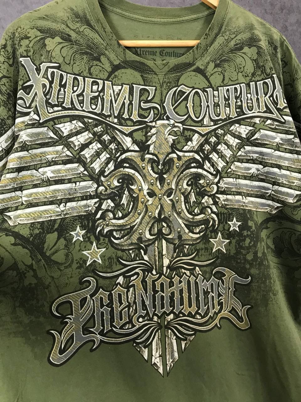 Affliction Extreme Couture Affliction made in USA overprinted tee Size US XXL / EU 58 / 5 - 4 Thumbnail