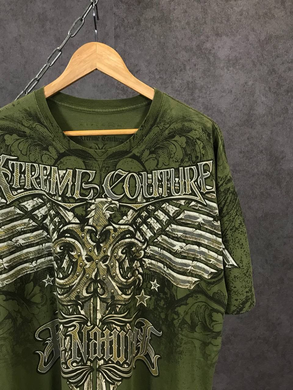 Affliction Extreme Couture Affliction made in USA overprinted tee Size US XXL / EU 58 / 5 - 2 Thumbnail