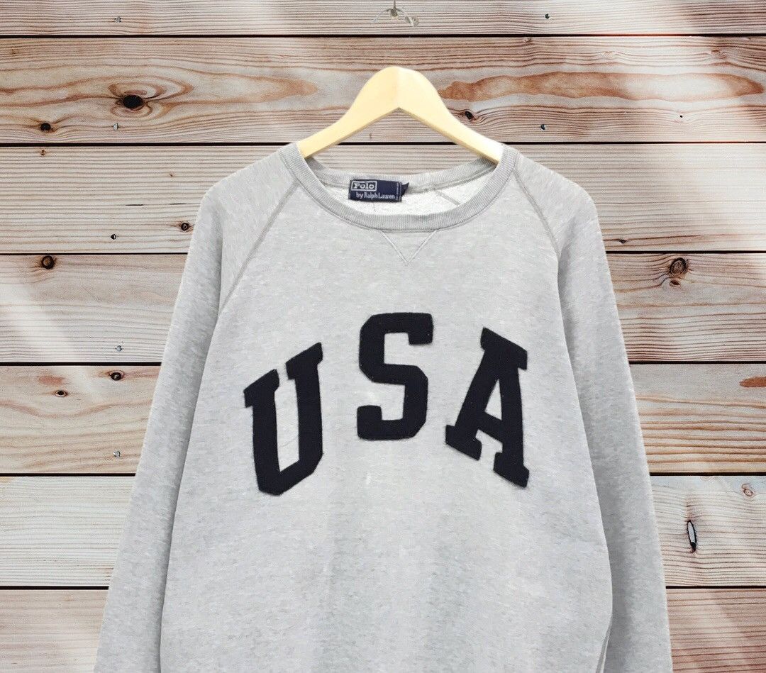 Ralph Lauren USA POLO By RALPH LAUREN Crewneck Sweatshirt Size US L / EU 52-54 / 3 - 2 Thumbnail