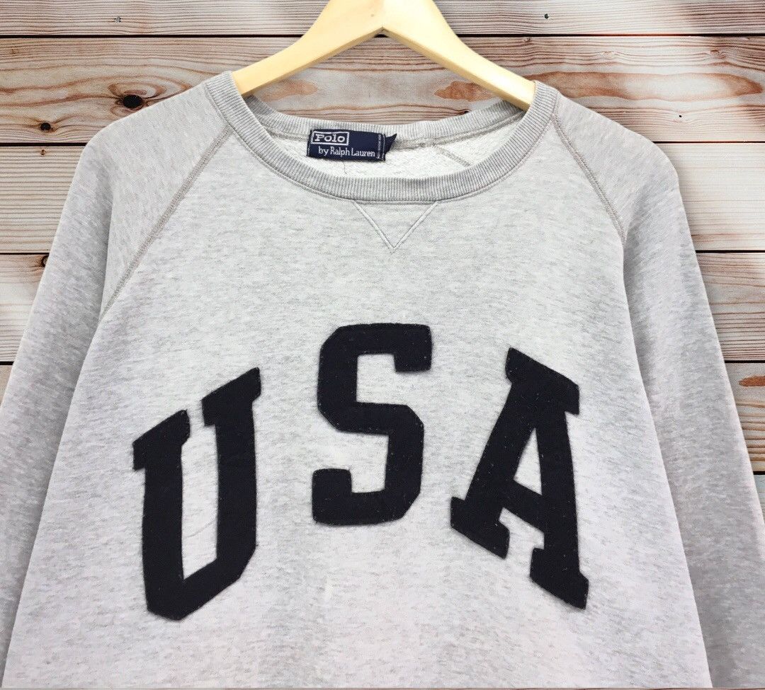 Ralph Lauren USA POLO By RALPH LAUREN Crewneck Sweatshirt Size US L / EU 52-54 / 3 - 3 Thumbnail
