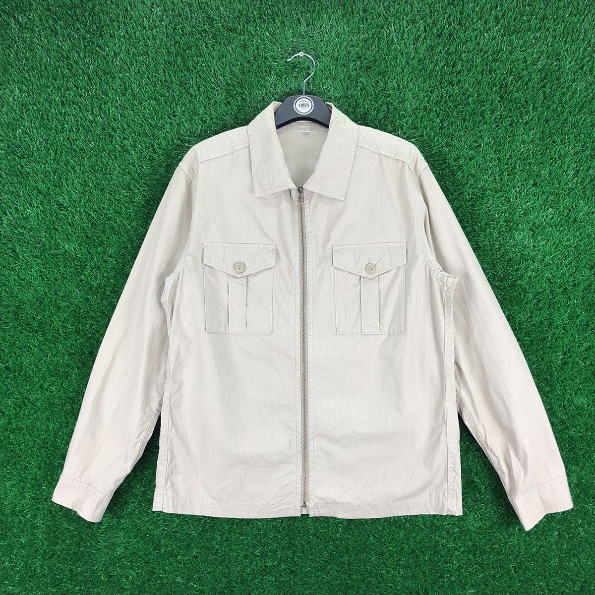 Uniqlo Vintage Uniqlo Zipper Jacket Poplin Ripstop Double Pocket Size US M / EU 48-50 / 2 - 1 Thumbnail
