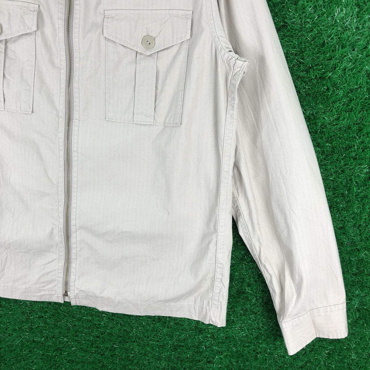 Uniqlo Vintage Uniqlo Zipper Jacket Poplin Ripstop Double Pocket Size US M / EU 48-50 / 2 - 3 Thumbnail