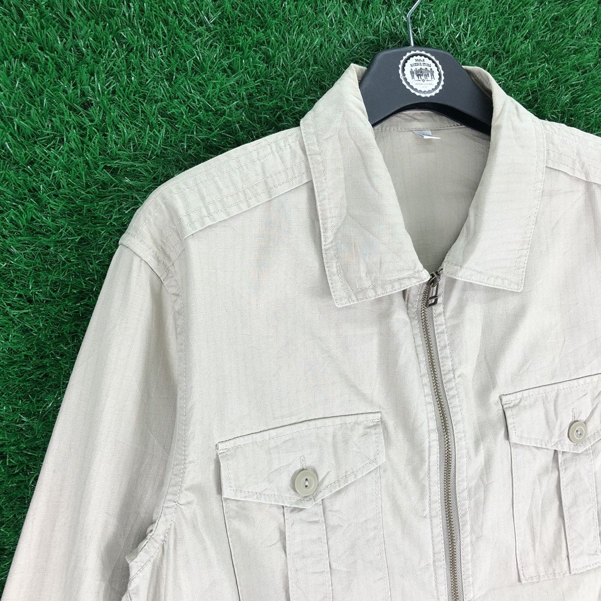 Uniqlo Vintage Uniqlo Zipper Jacket Poplin Ripstop Double Pocket Size US M / EU 48-50 / 2 - 2 Thumbnail