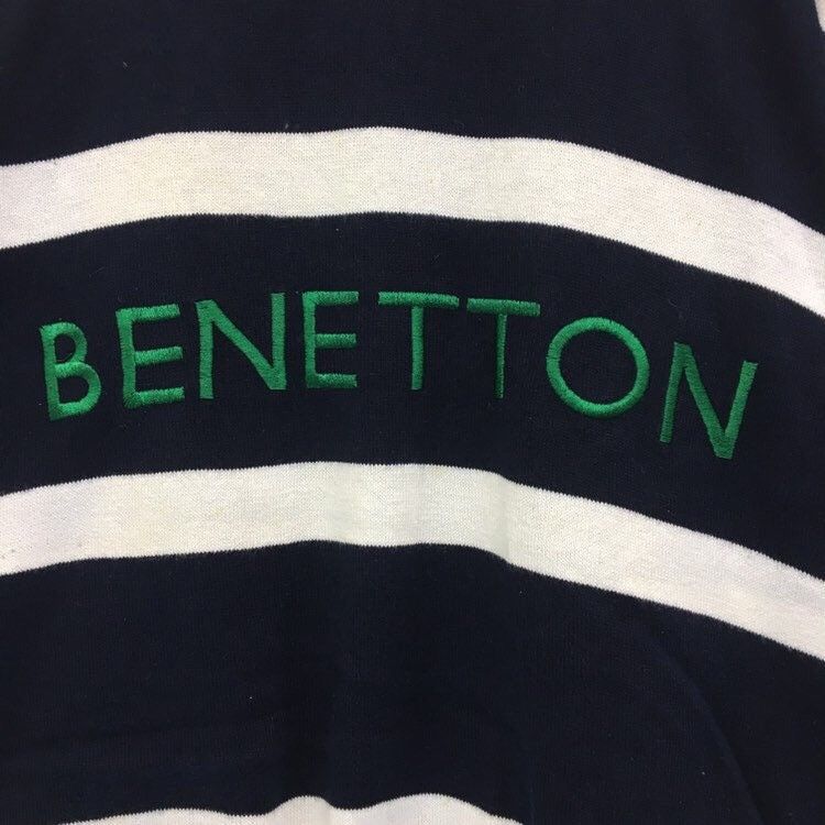 Benetton × United Colors Of Benetton BENETTON Stripe Sweatshirt Size US M / EU 48-50 / 2 - 7 Thumbnail