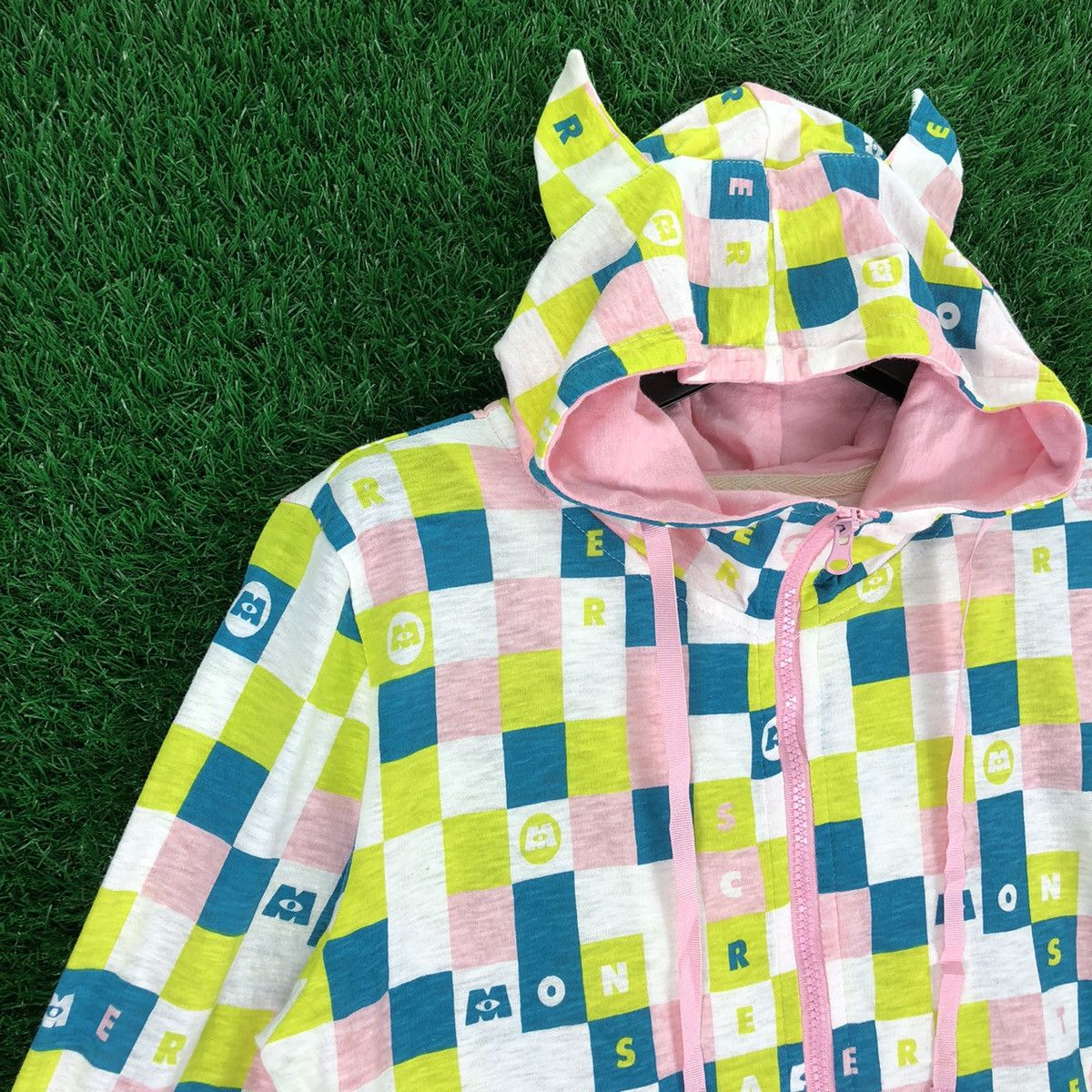 Anime × Cartoon Network Monsters University Fullprint Sweater Hoodie Zipper Size S / US 4 / IT 40 - 2 Thumbnail