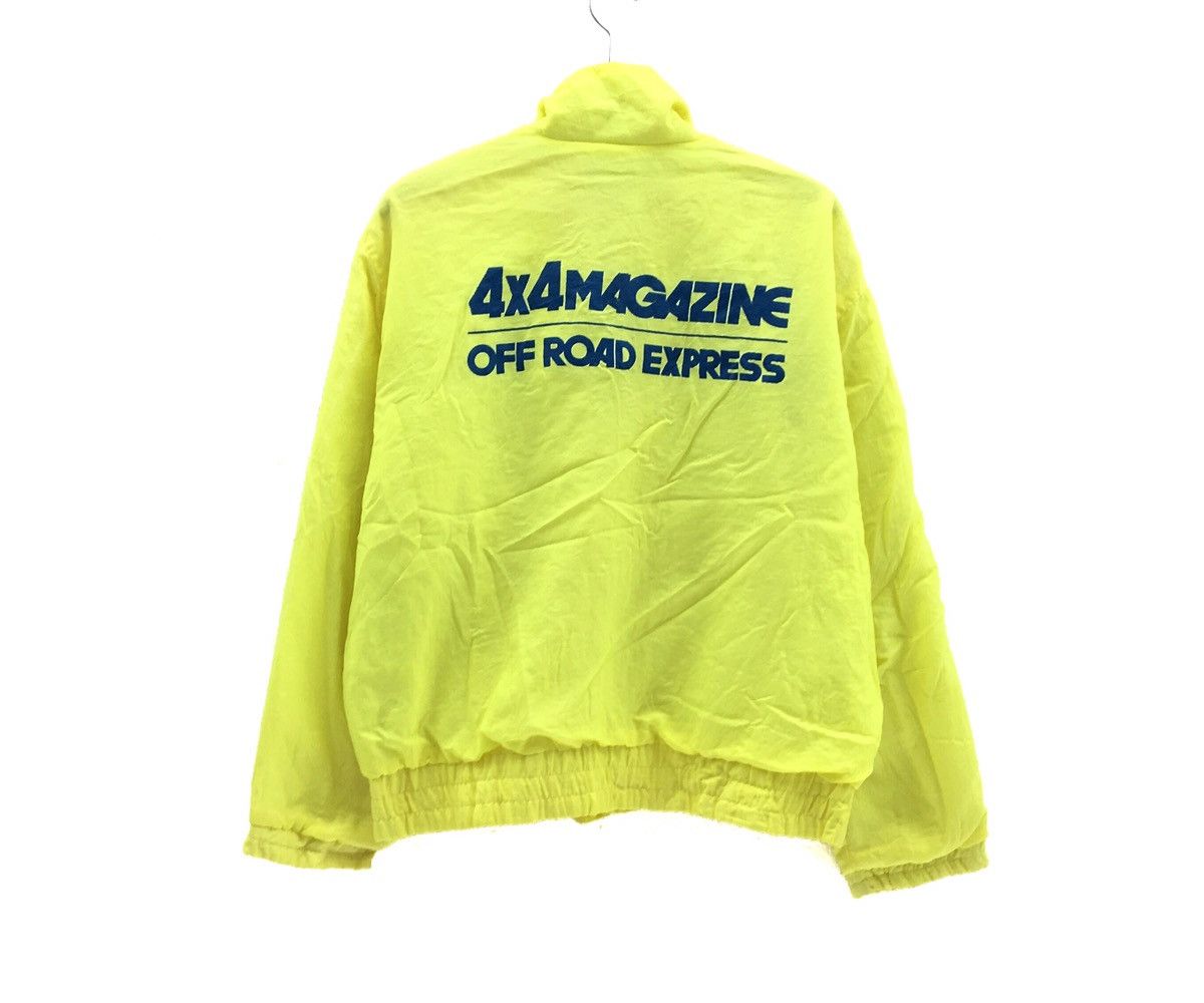 image of Racing x Sports Specialties Vintage 4X4 Magazine Off Road Express Light Jacket in Flourescent Green