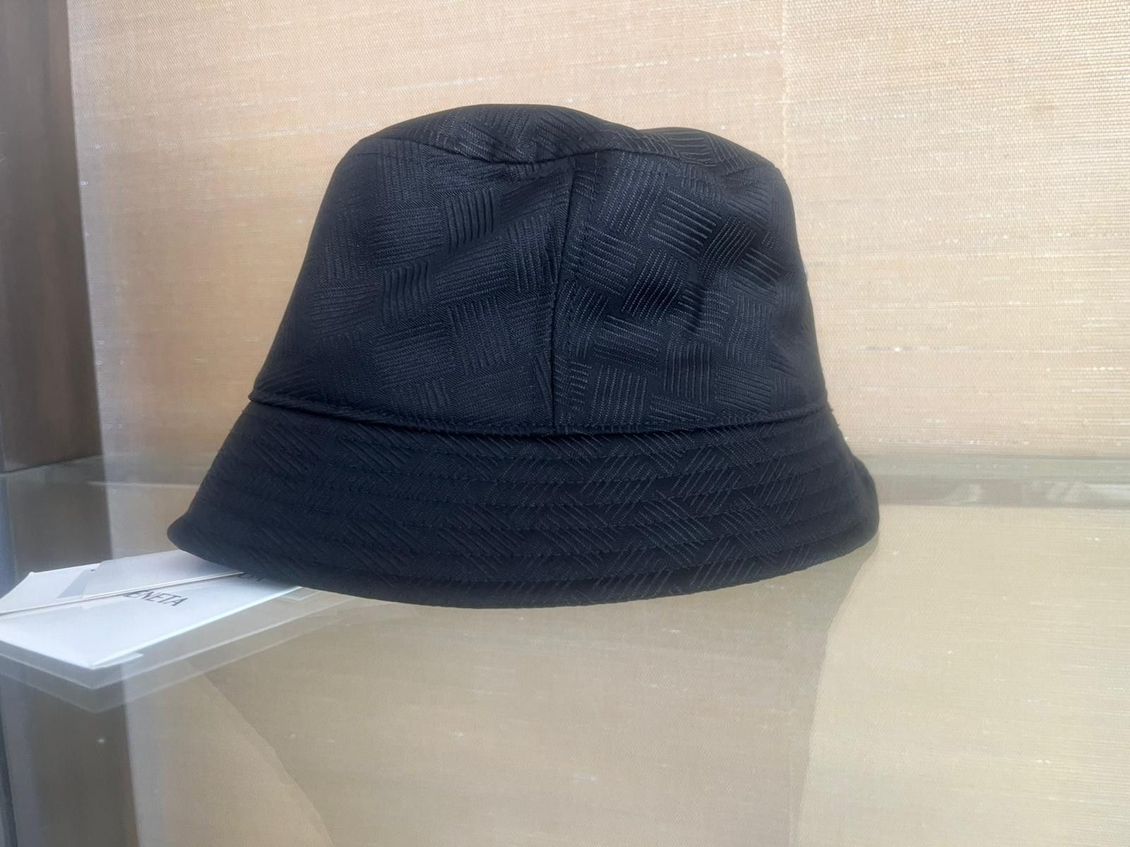 Bottega Veneta o1rshd1 Size: S / Intrecciato Jacquard Bucket Hat in Black Size ONE SIZE - 3 Thumbnail
