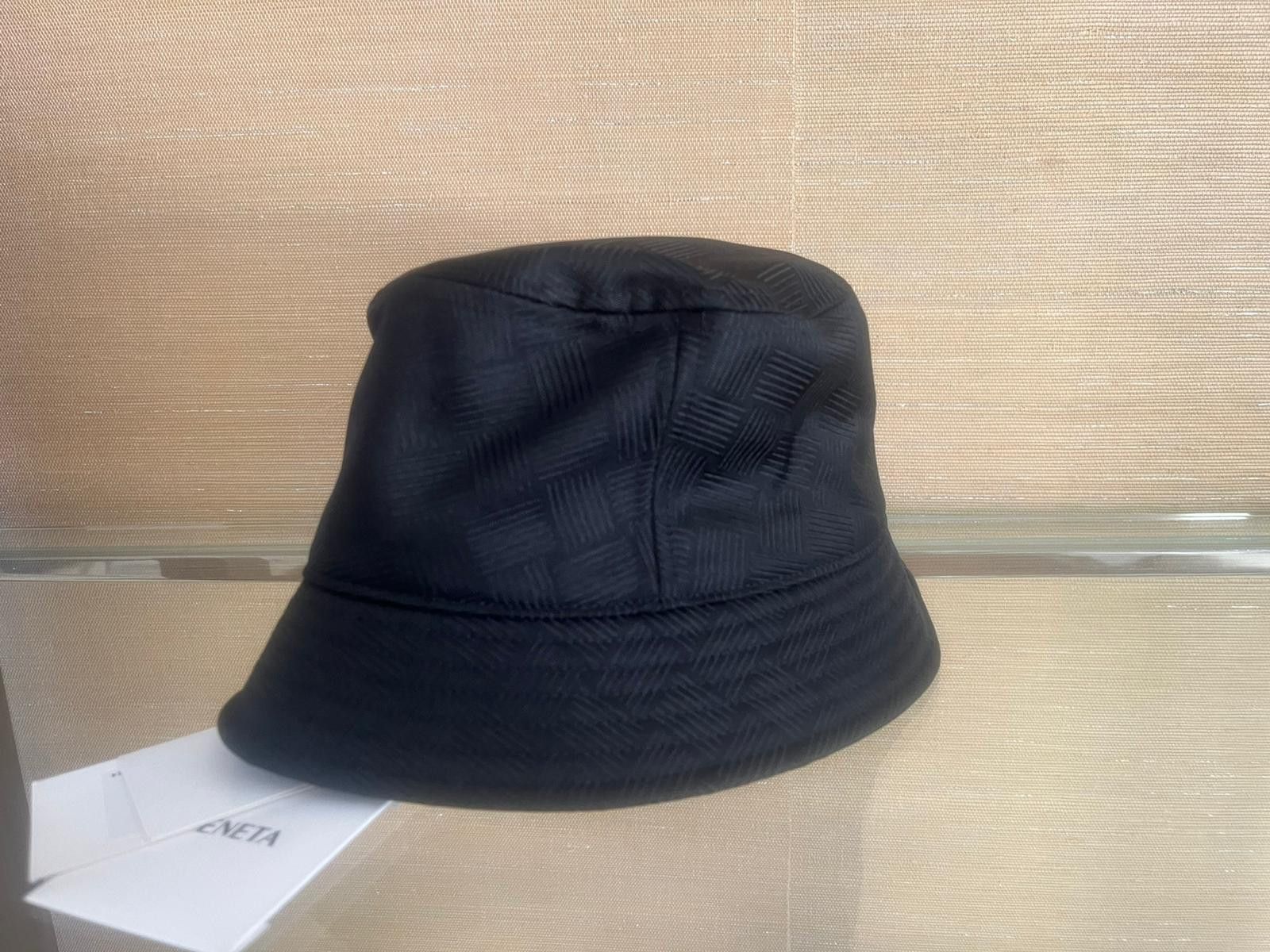 Bottega Veneta o1rshd1 Size: S / Intrecciato Jacquard Bucket Hat in Black Size ONE SIZE - 1 Thumbnail