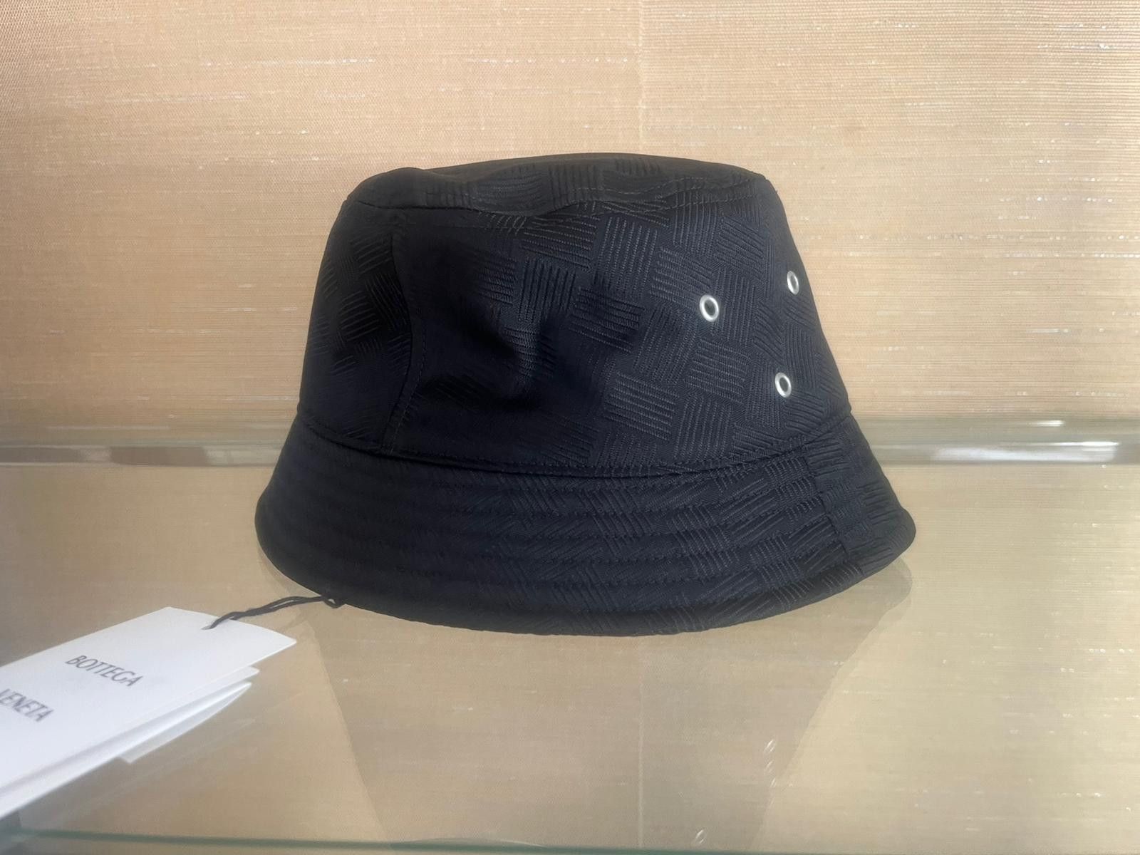 Bottega Veneta o1rshd1 Size: S / Intrecciato Jacquard Bucket Hat in Black Size ONE SIZE - 7 Thumbnail