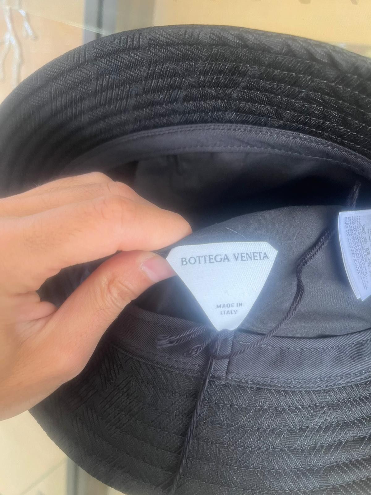 Bottega Veneta o1rshd1 Size: S / Intrecciato Jacquard Bucket Hat in Black Size ONE SIZE - 11 Thumbnail