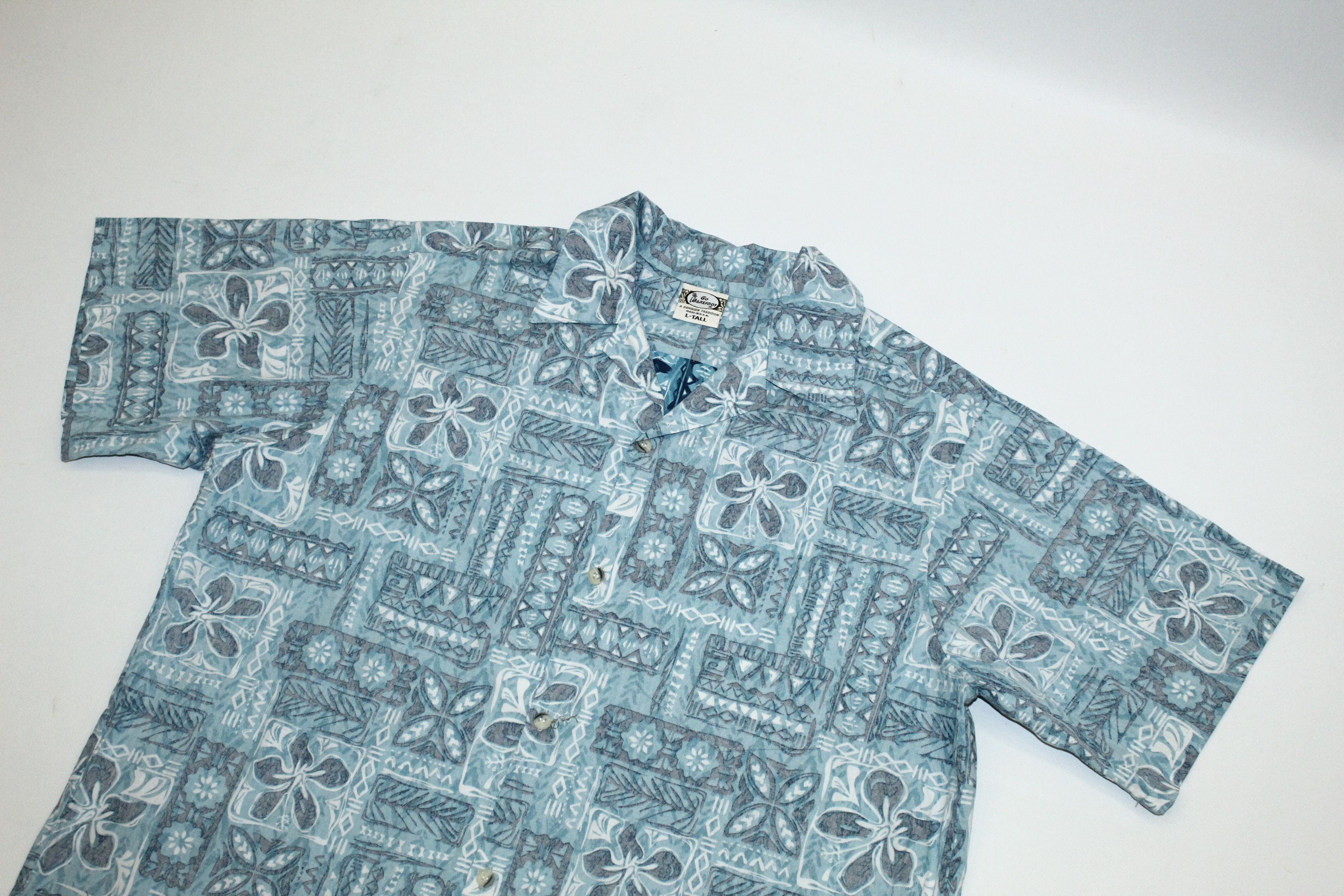 Kingsman MR. PORTER X GO BAREFOOT Old Hawaii Printed Cotton Shirt Size US L / EU 52-54 / 3 - 2 Thumbnail