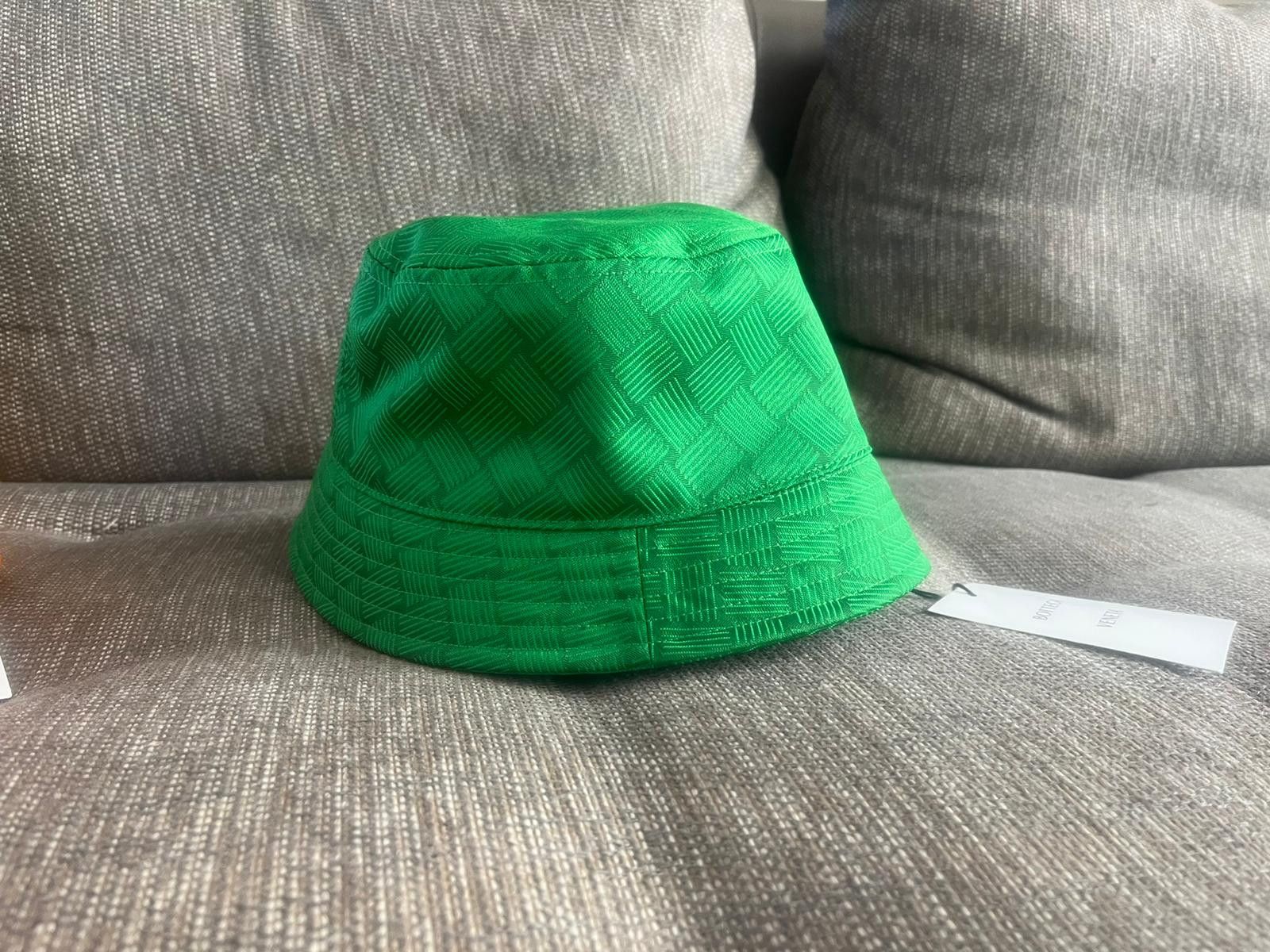 Bottega Veneta o1rshd1 Intrecciato Jacquard Bucket Hat in Parakeet Size ONE SIZE - 1 Thumbnail
