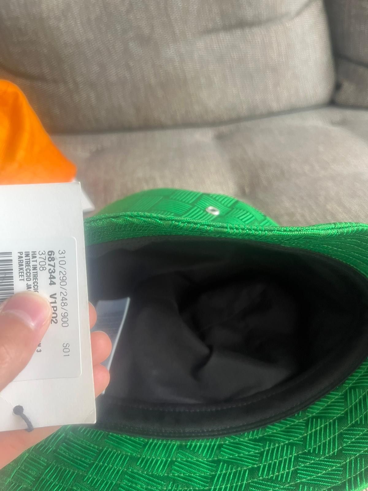 Bottega Veneta o1rshd1 Intrecciato Jacquard Bucket Hat in Parakeet Size ONE SIZE - 11 Thumbnail