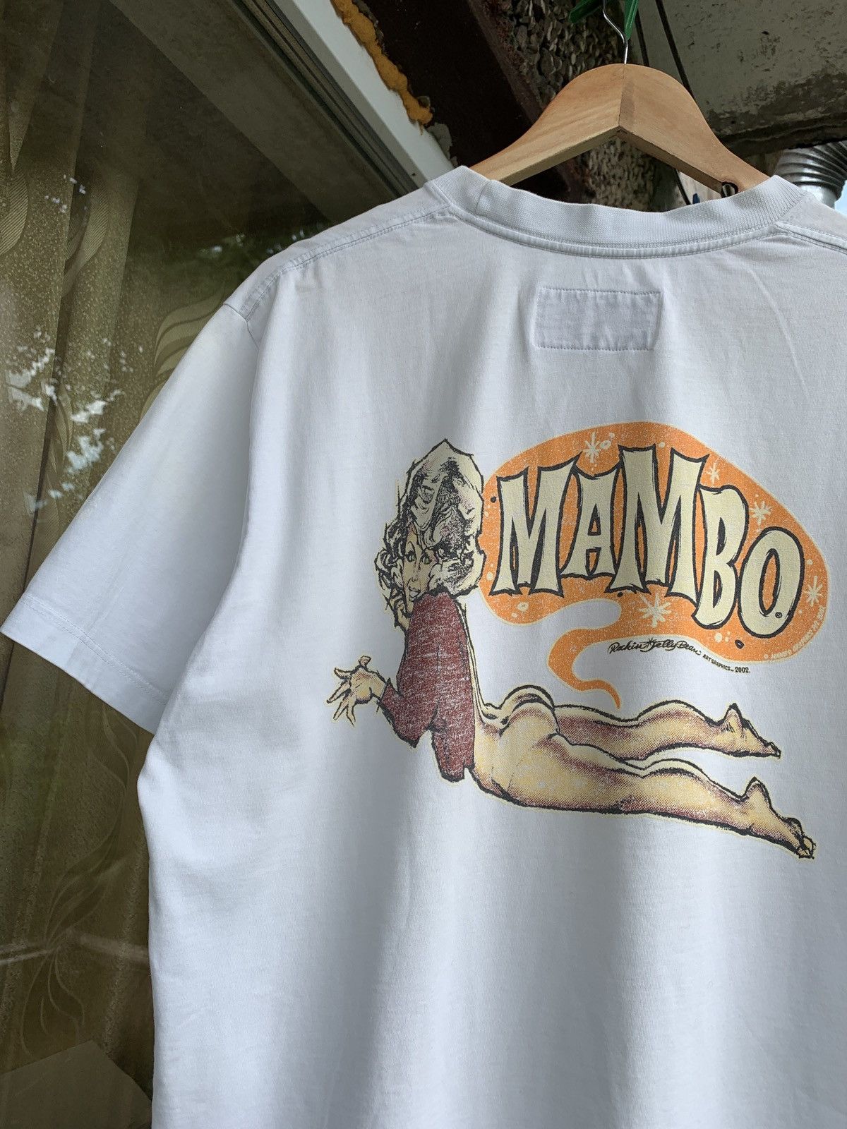 Mambo 2002 Vintage Mambo Rockin Jelly Bean Art T-Shirt Size US L / EU 52-54 / 3 - 4 Thumbnail
