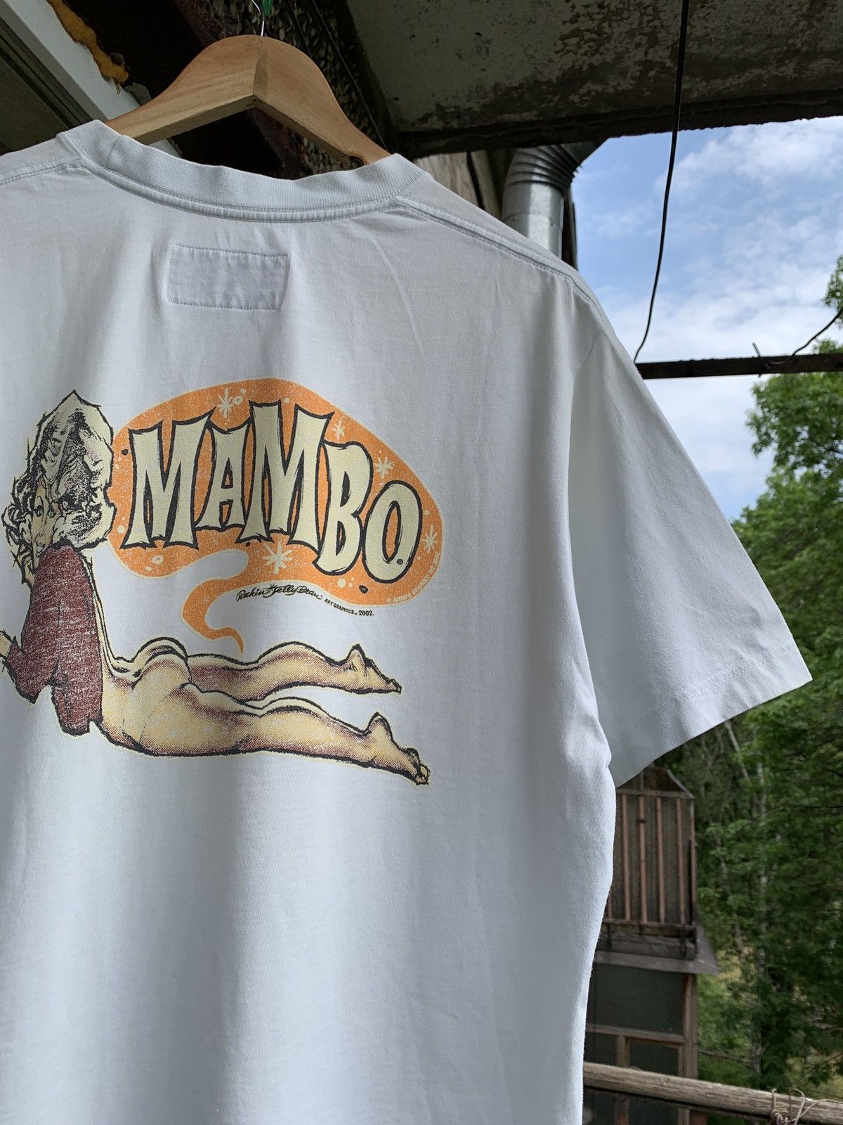 Mambo 2002 Vintage Mambo Rockin Jelly Bean Art T-Shirt Size US L / EU 52-54 / 3 - 5 Thumbnail