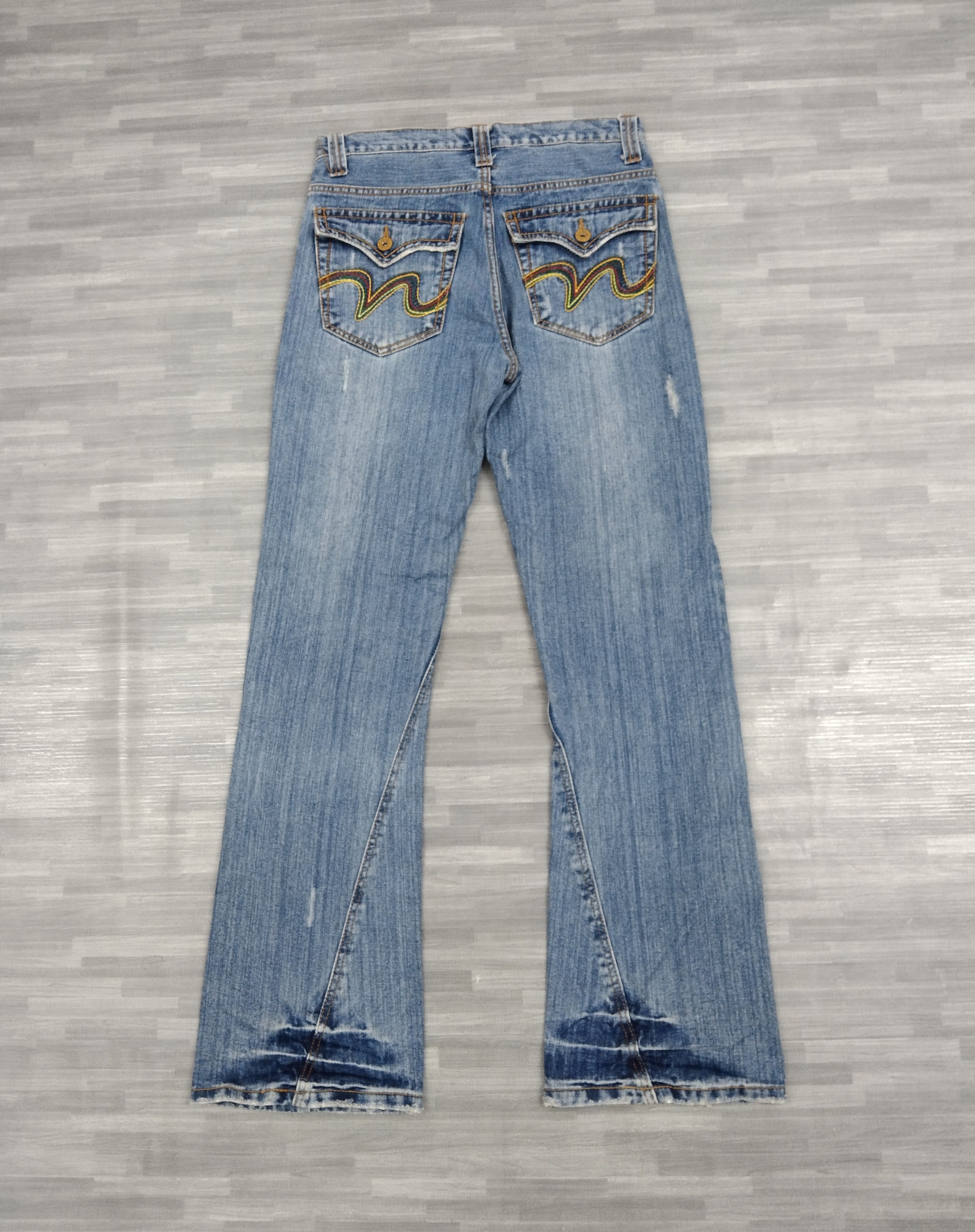 Japanese Brand FLARE TWIST🔥RARE DISTRESSED REAL STREET STYLE Size US 30 / EU 46 - 3 Thumbnail