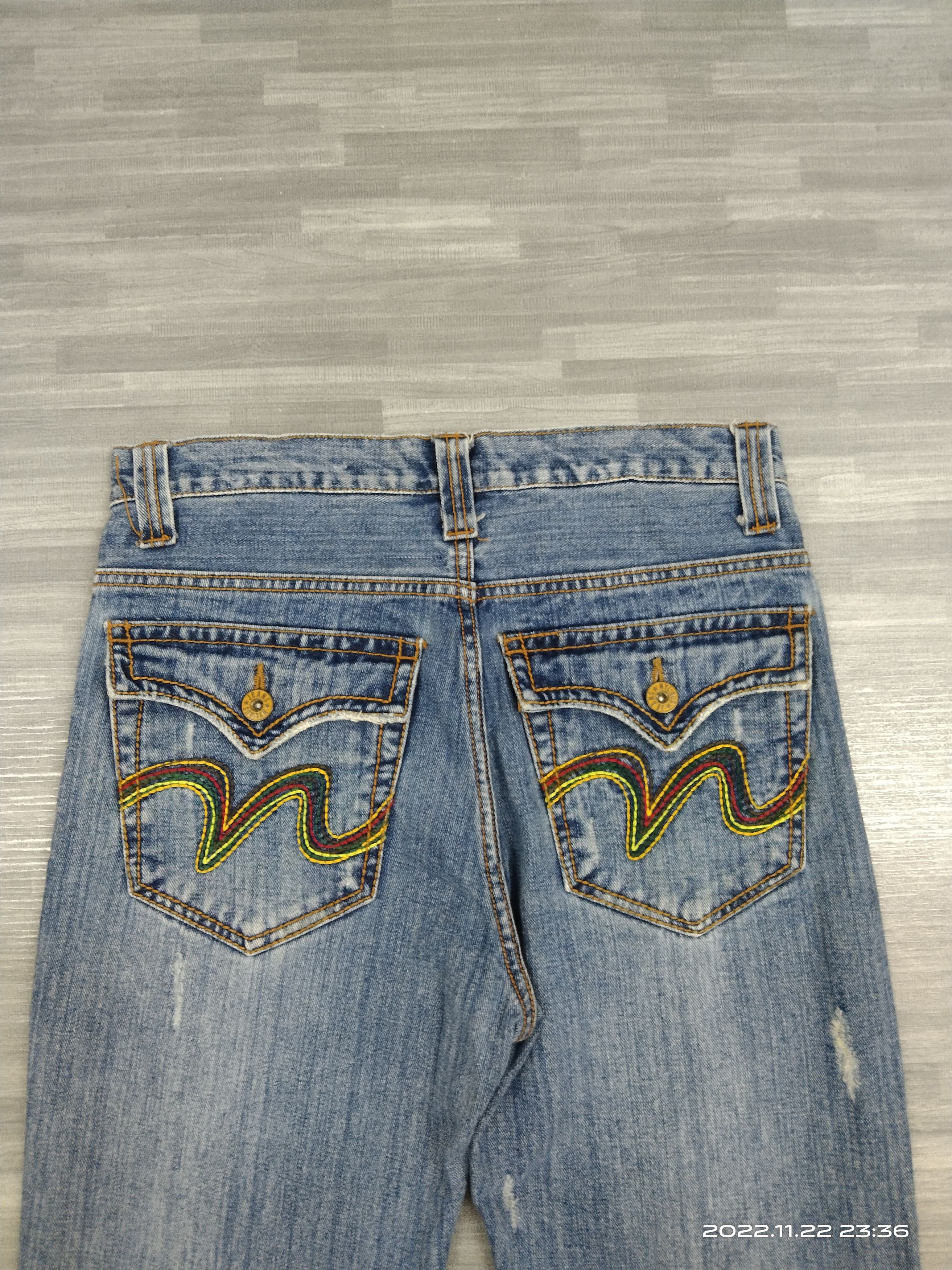 Japanese Brand FLARE TWIST🔥RARE DISTRESSED REAL STREET STYLE Size US 30 / EU 46 - 5 Thumbnail
