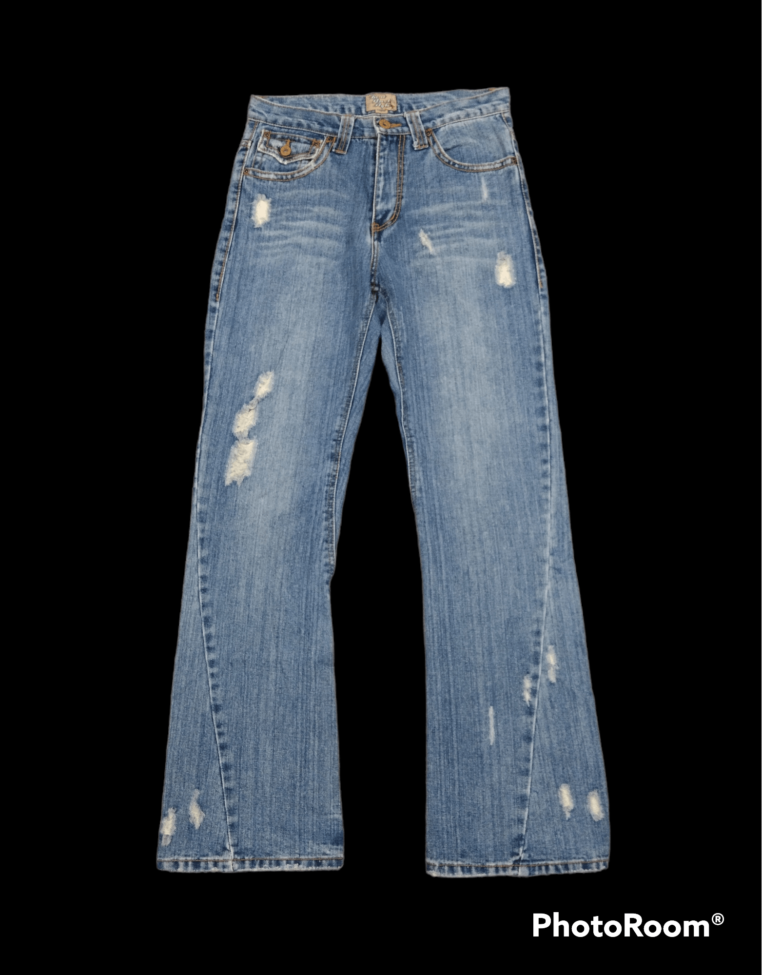 Japanese Brand FLARE TWIST🔥RARE DISTRESSED REAL STREET STYLE Size US 30 / EU 46 - 1 Thumbnail