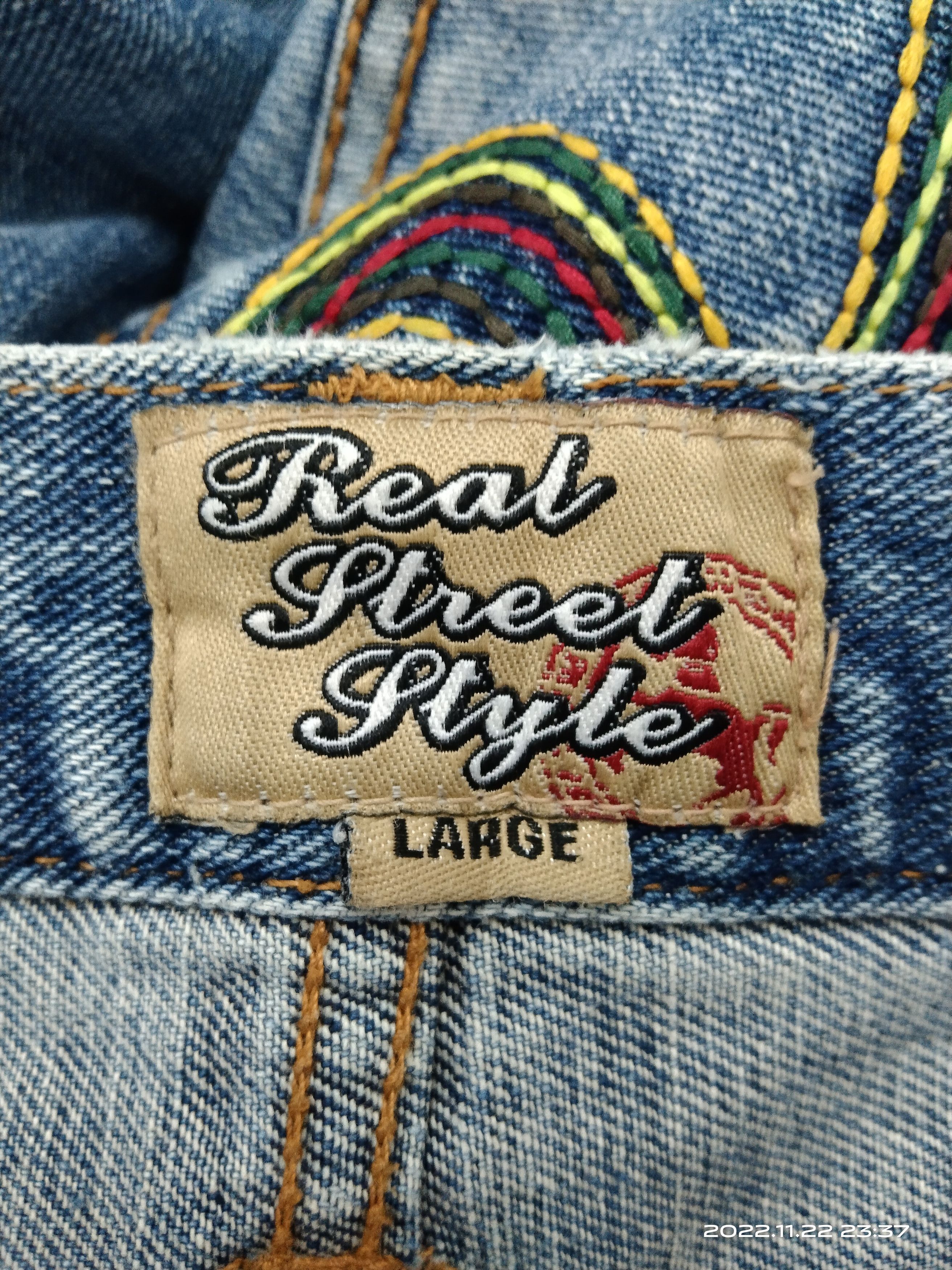 Japanese Brand FLARE TWIST🔥RARE DISTRESSED REAL STREET STYLE Size US 30 / EU 46 - 10 Thumbnail