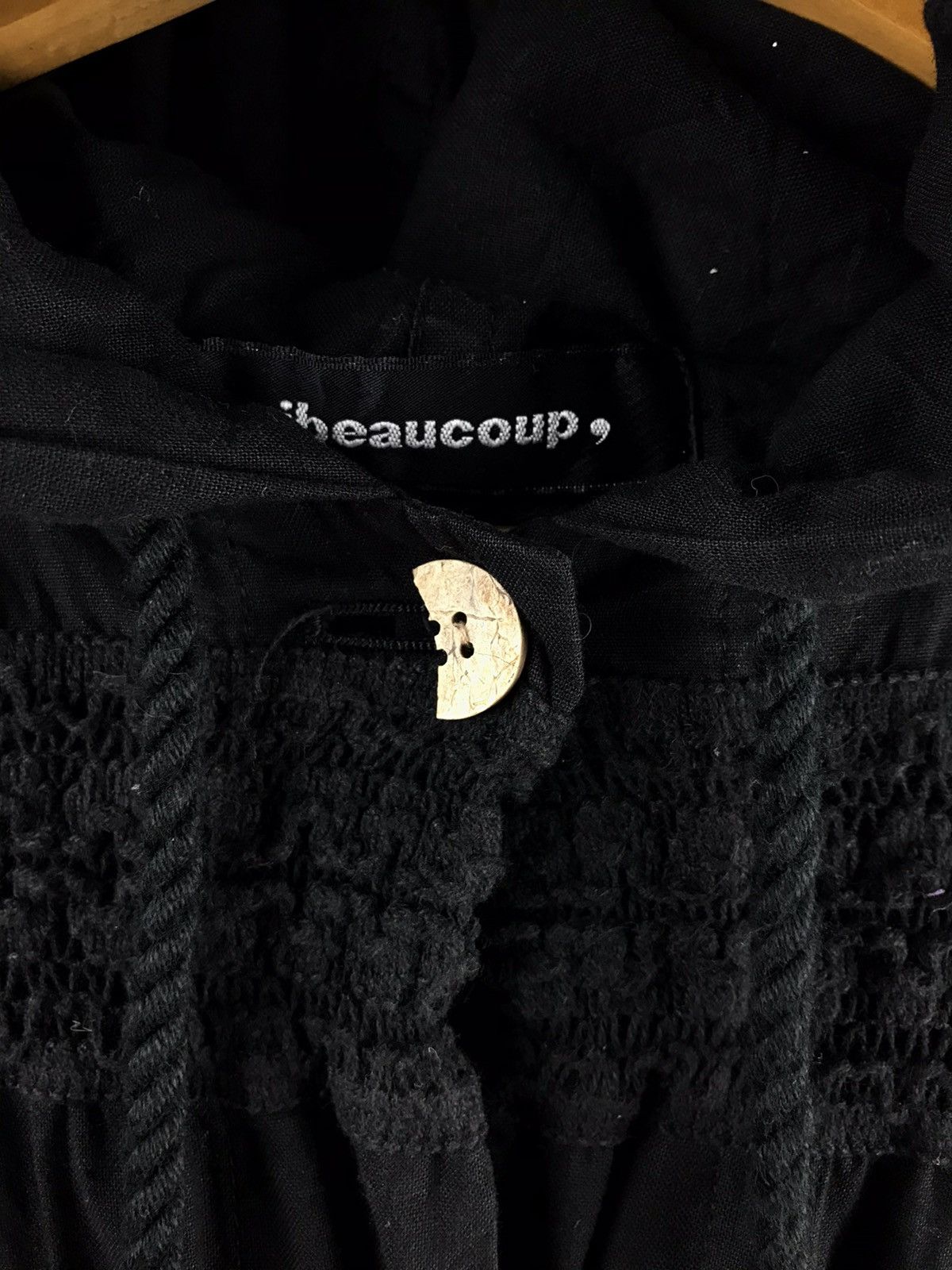 mercibeaucoup Mercibeaucoup Crop Top Knit jacket button with hoodie Size US S / EU 44-46 / 1 - 4 Thumbnail