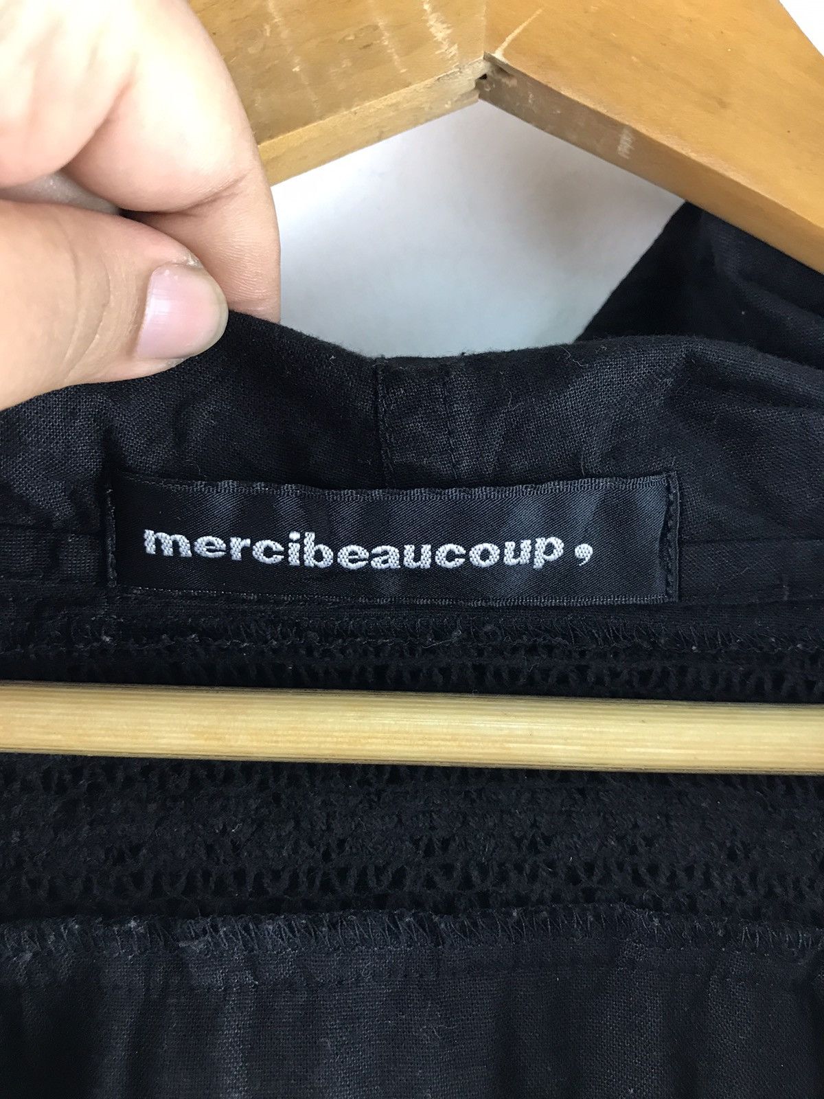 mercibeaucoup Mercibeaucoup Crop Top Knit jacket button with hoodie Size US S / EU 44-46 / 1 - 3 Thumbnail