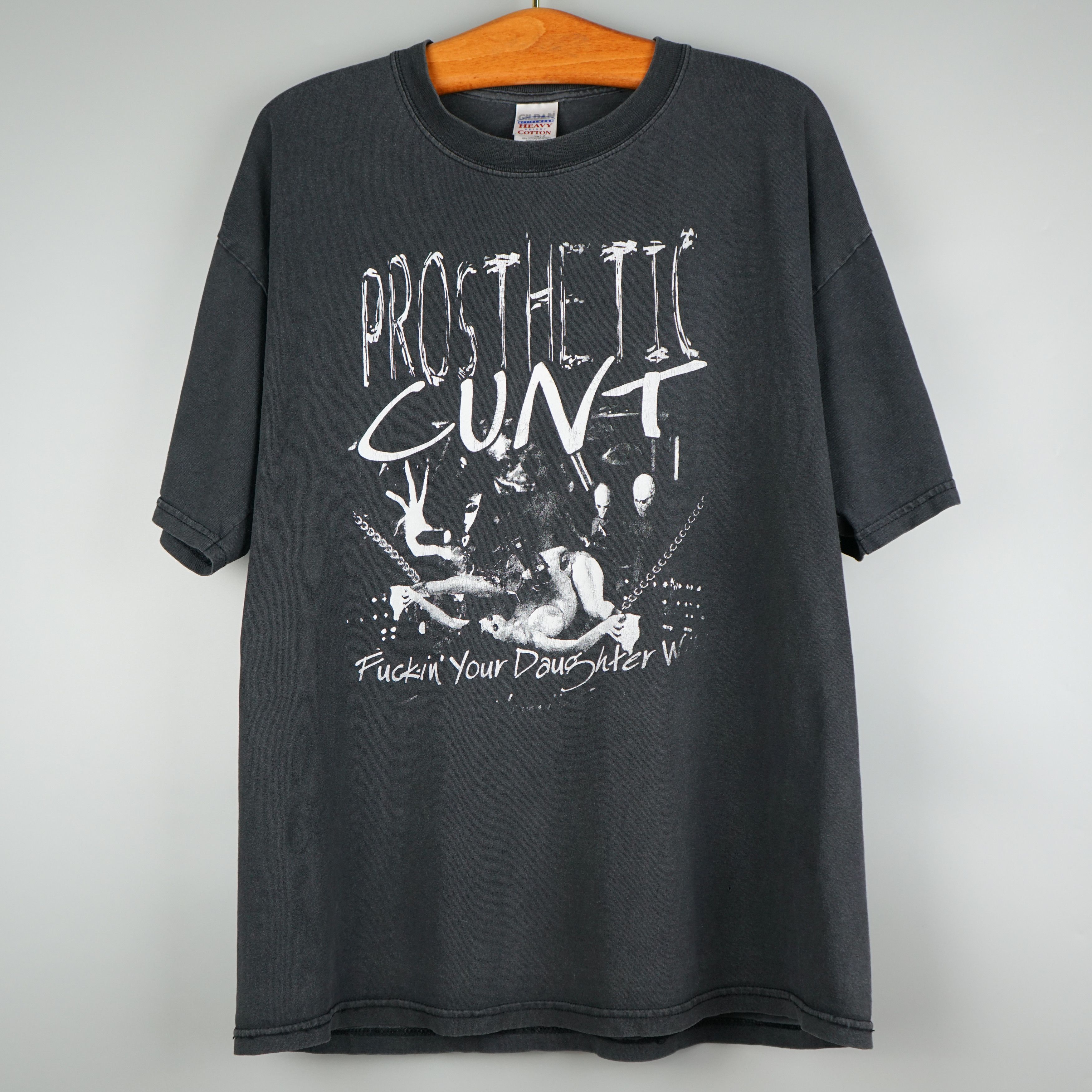Band Tees 2000 Prosthetic Cunt t-shirt Fuckin Your Daughter Grindcore Size US XXL / EU 58 / 5 - 1 Thumbnail