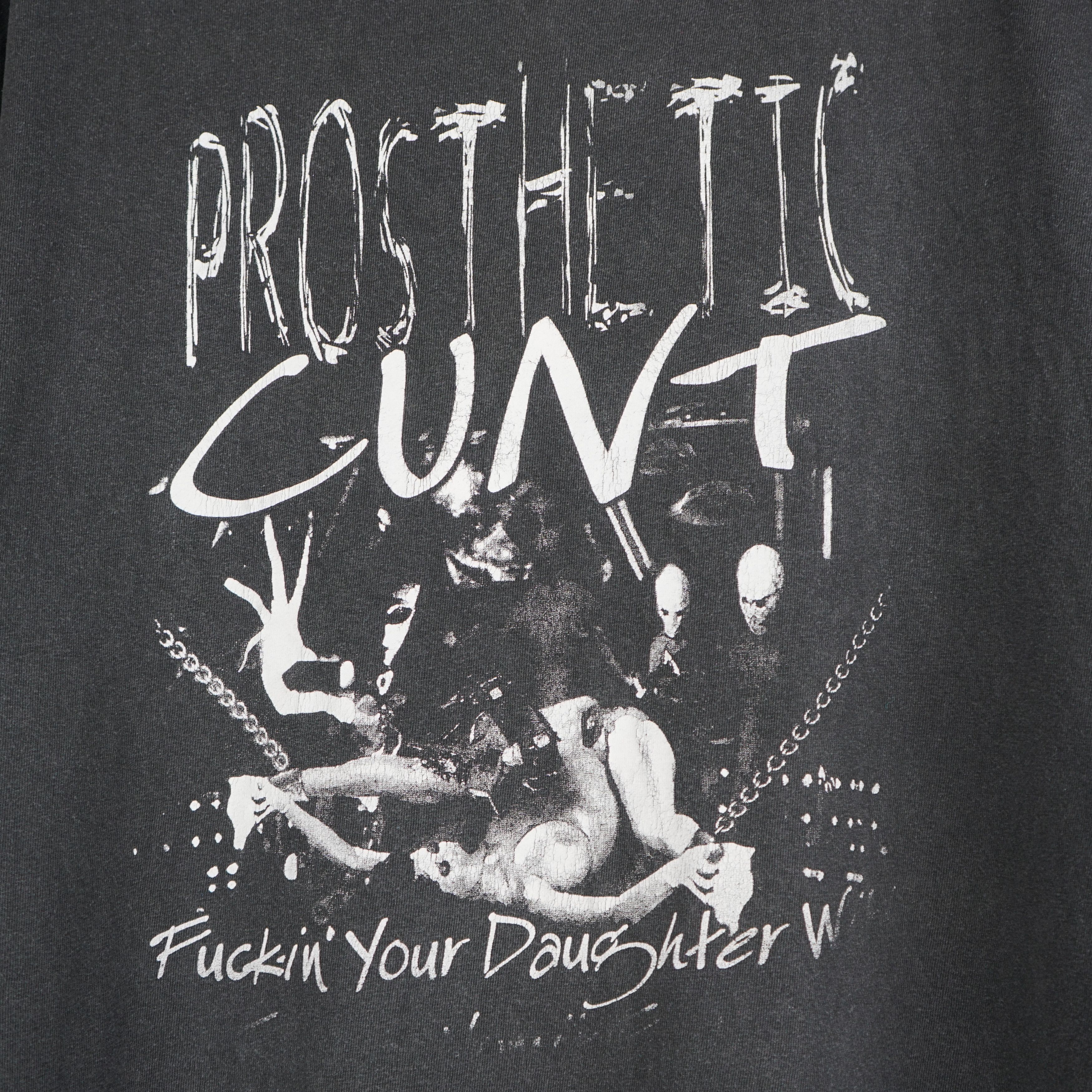 Band Tees 2000 Prosthetic Cunt t-shirt Fuckin Your Daughter Grindcore Size US XXL / EU 58 / 5 - 2 Thumbnail