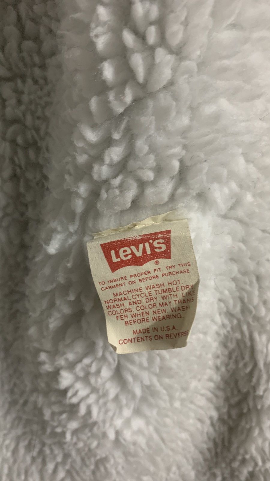 Levi's Vintage Clothing 80s Levi’s washed sherpa lining denim jacket Size US M / EU 48-50 / 2 - 8 Thumbnail