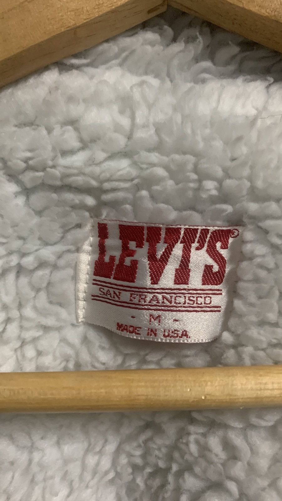 Levi's Vintage Clothing 80s Levi’s washed sherpa lining denim jacket Size US M / EU 48-50 / 2 - 6 Thumbnail