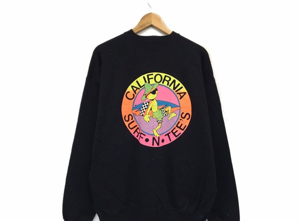 Sports Specialties Vintage CALIFORNIA SURF Crewneck Sweatshirt Size US XL / EU 56 / 4 - 3 Thumbnail