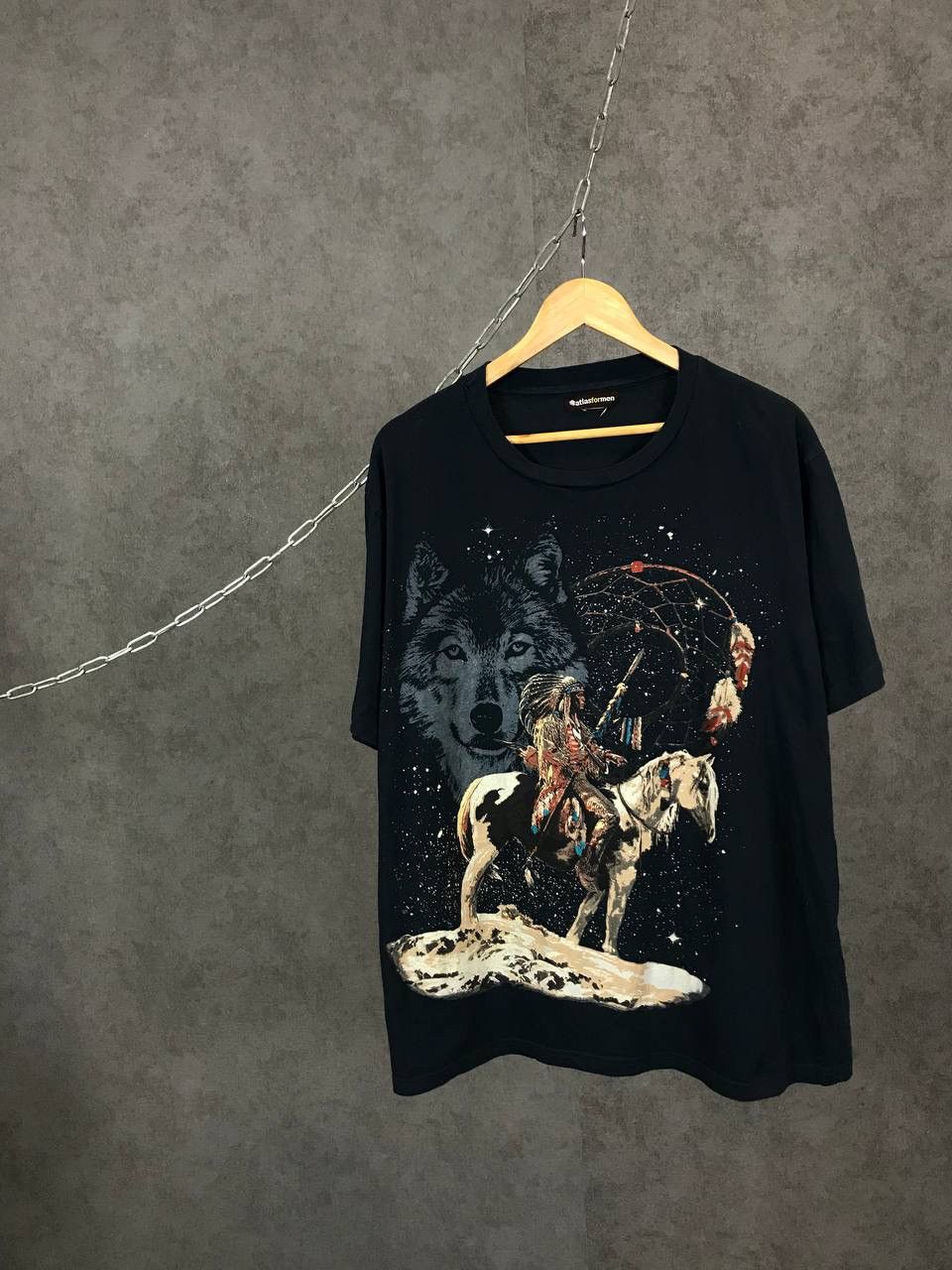 Other × Vintage Indians Wolf animal vintage other tee Size US XL / EU 56 / 4 - 1 Thumbnail