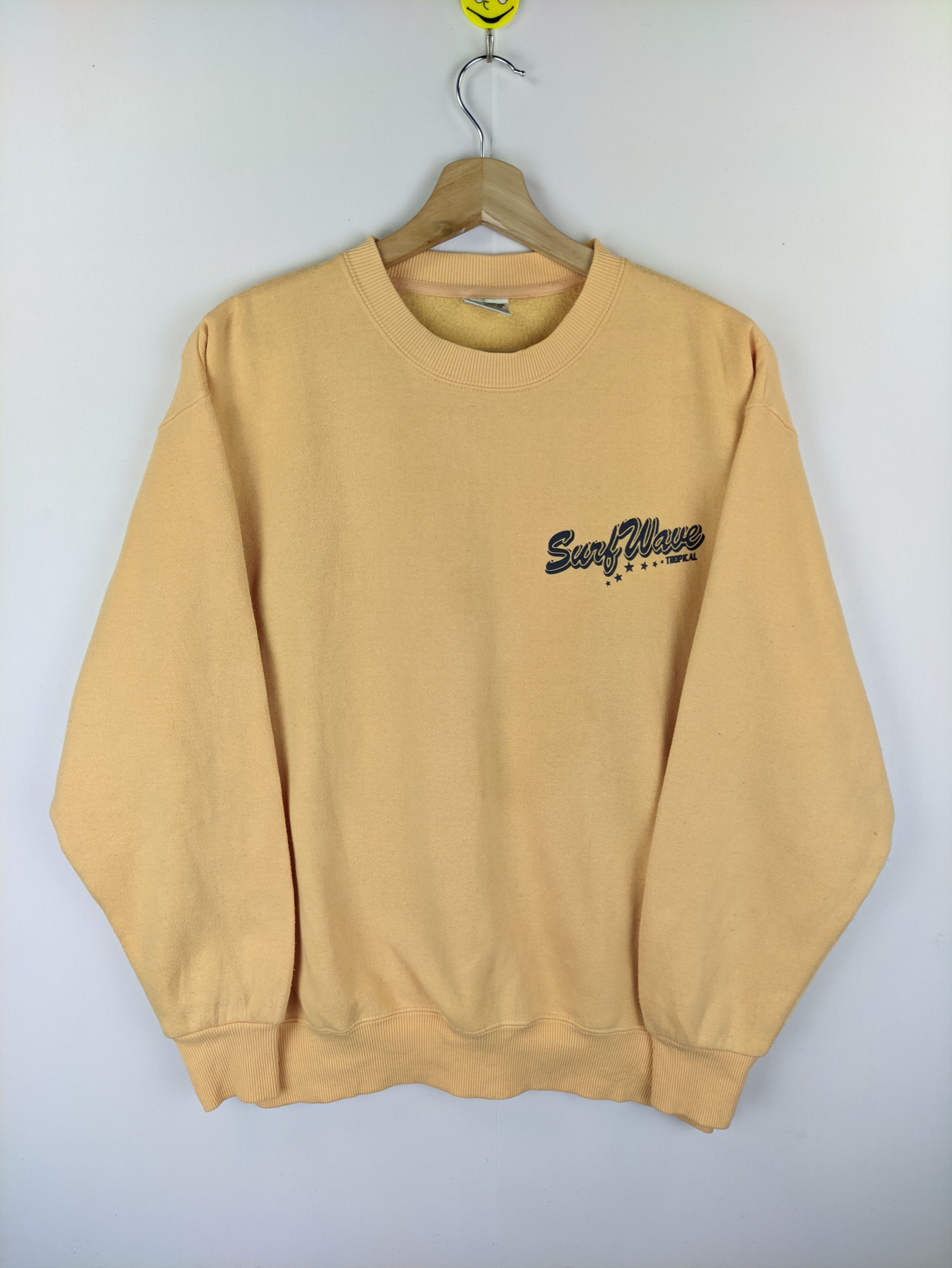 Steals🔥Vintage Sweatshirt Tropical Surf Wave Backhit