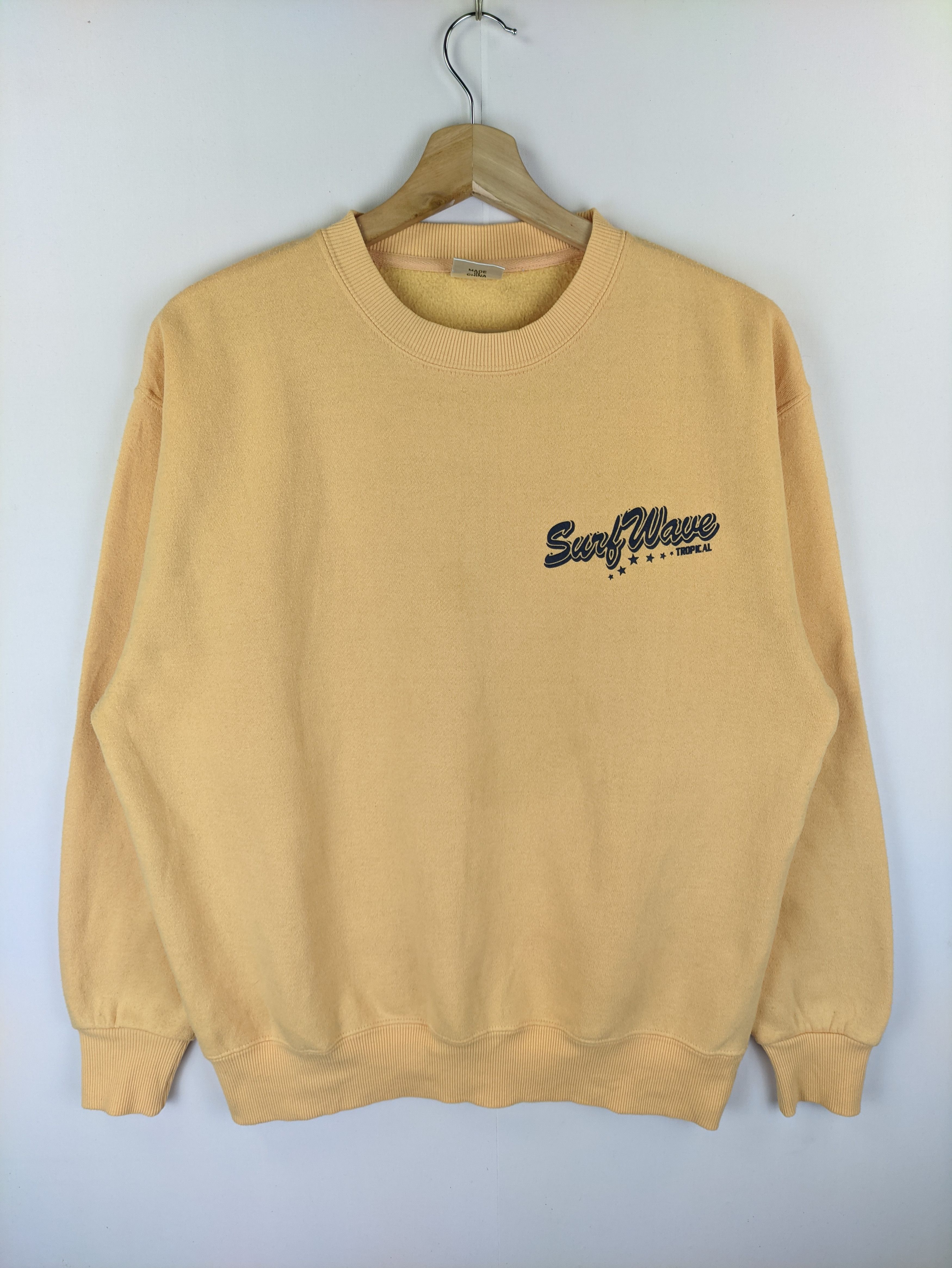 Steals🔥Vintage Sweatshirt Tropical Surf Wave Backhit